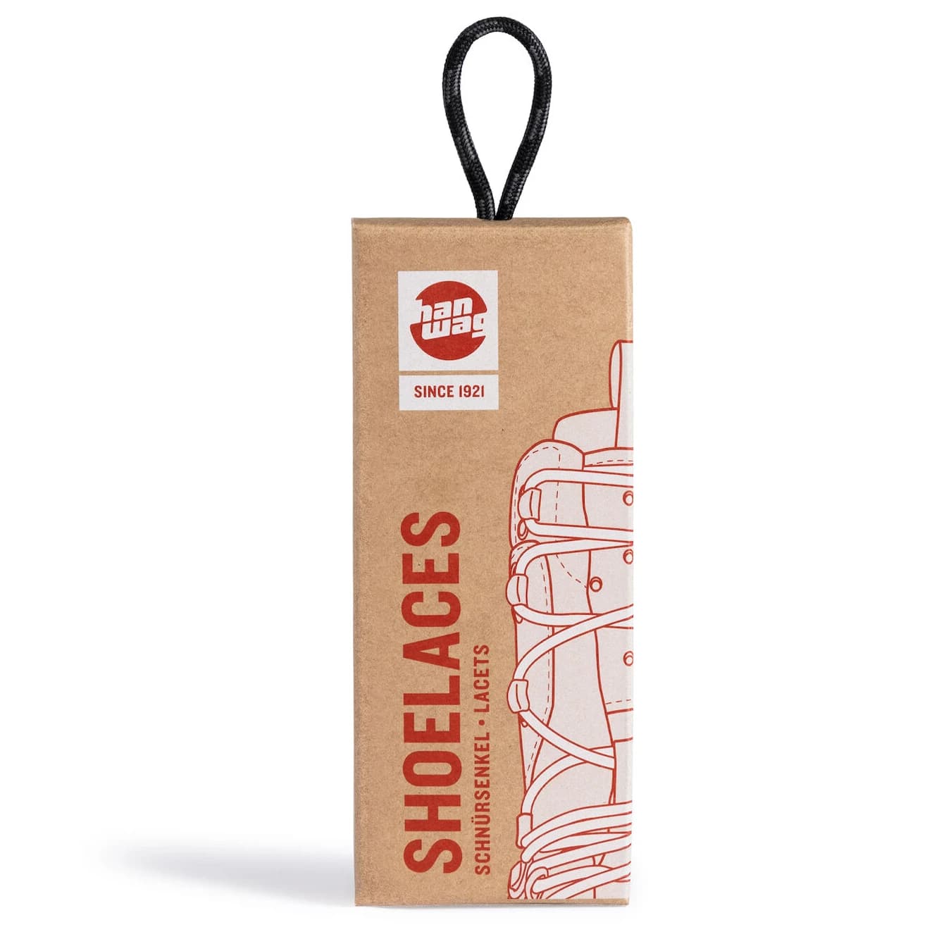 Връзки за обувки Hanwag Shoe Laces RP Laces - Black / Asphalt