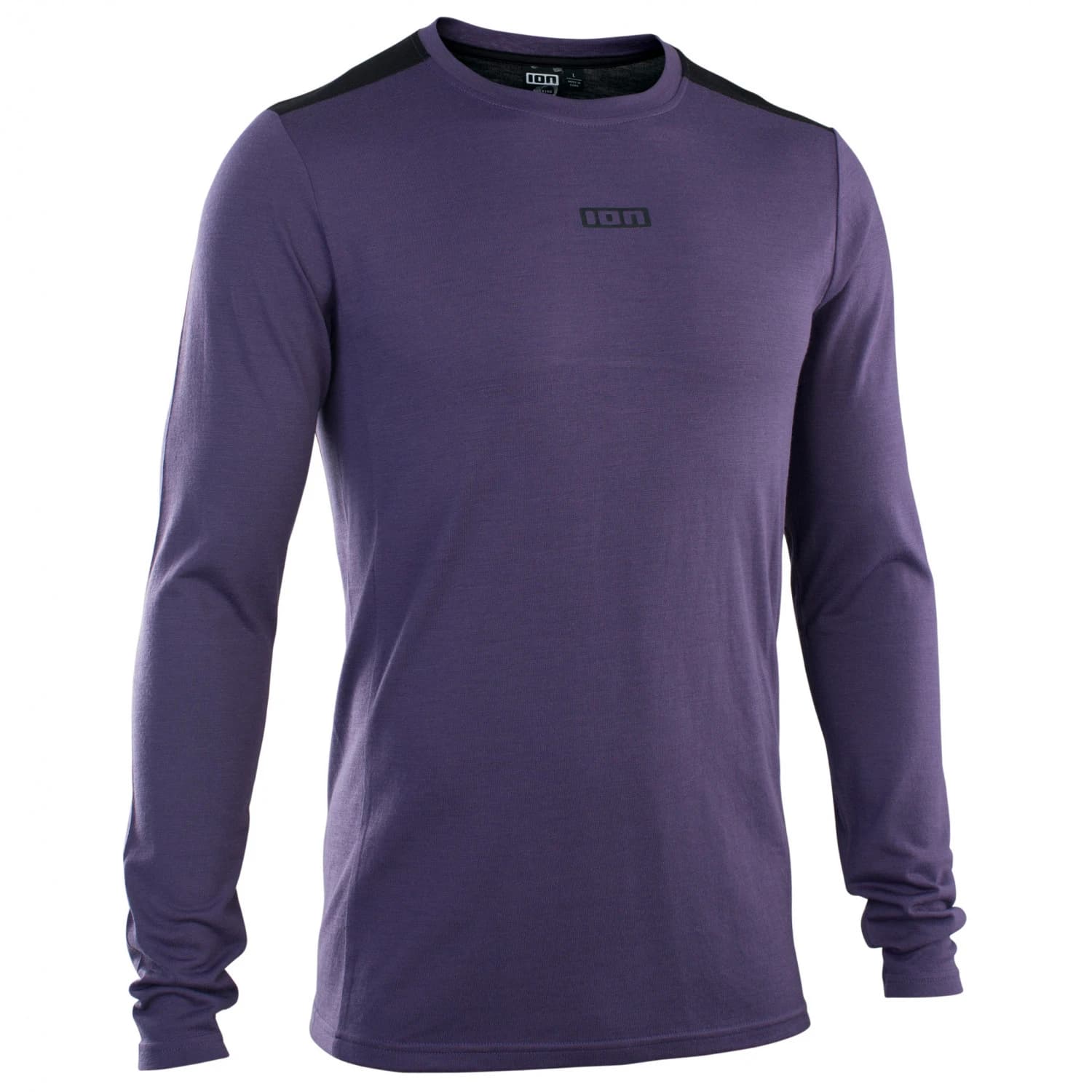 Мериносова блуза ION IOB Baselayer Tee L/S Merino Merino shirt - Dark Purple