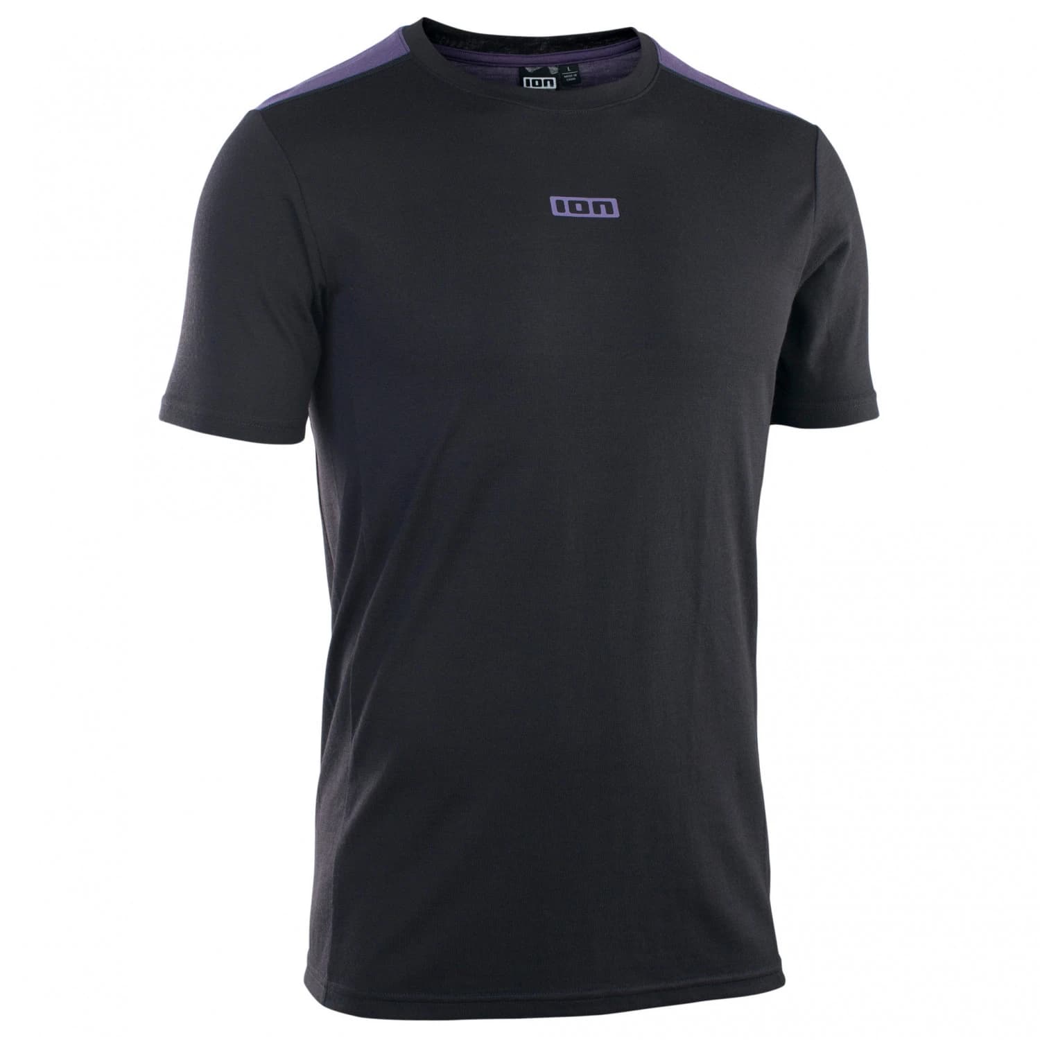 Мериносова блуза ION IOB Baselayer Tee S/S Merino Merino shirt - Black