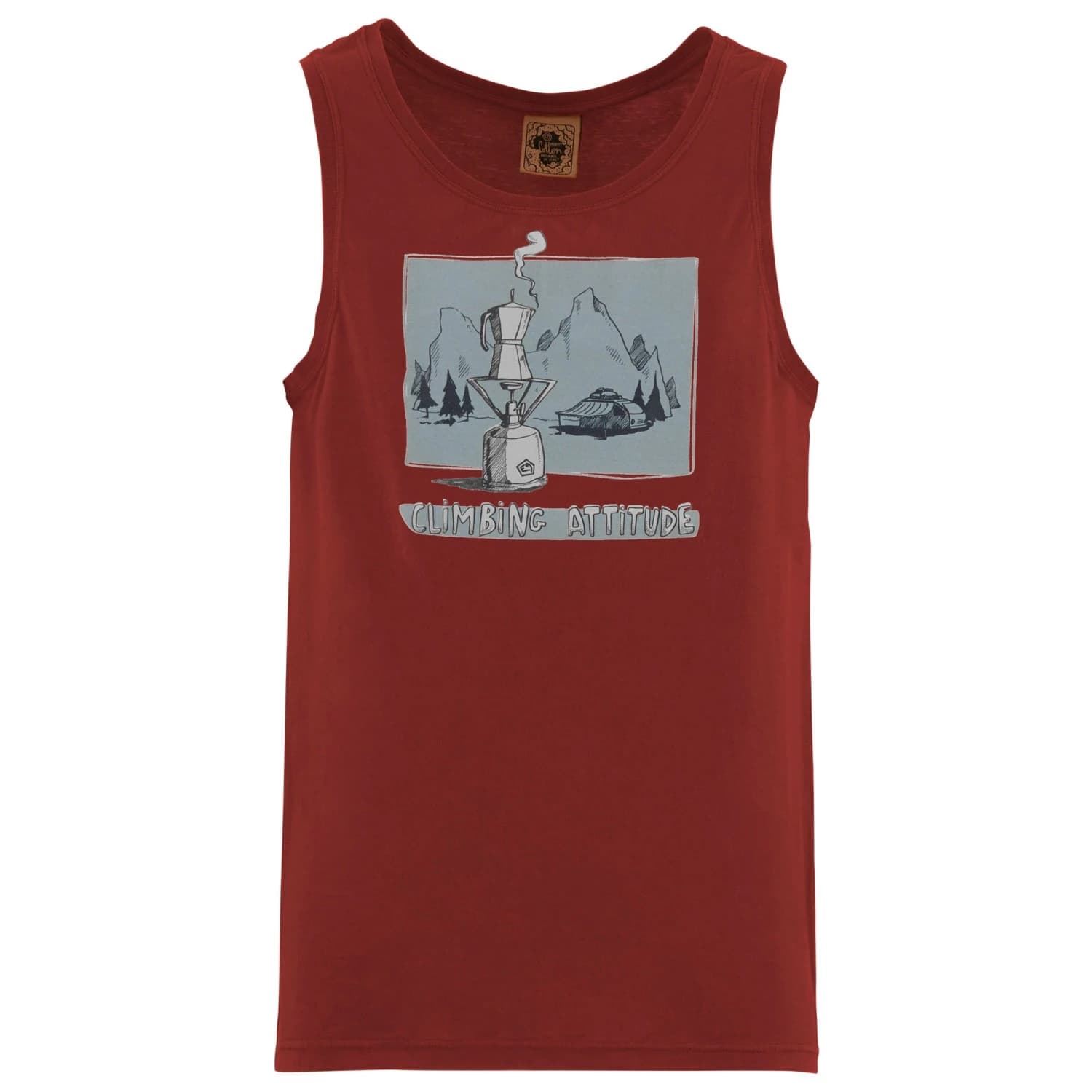 Мъжки потник с широка презрамка E9 1Caffe Tank top - Paprika