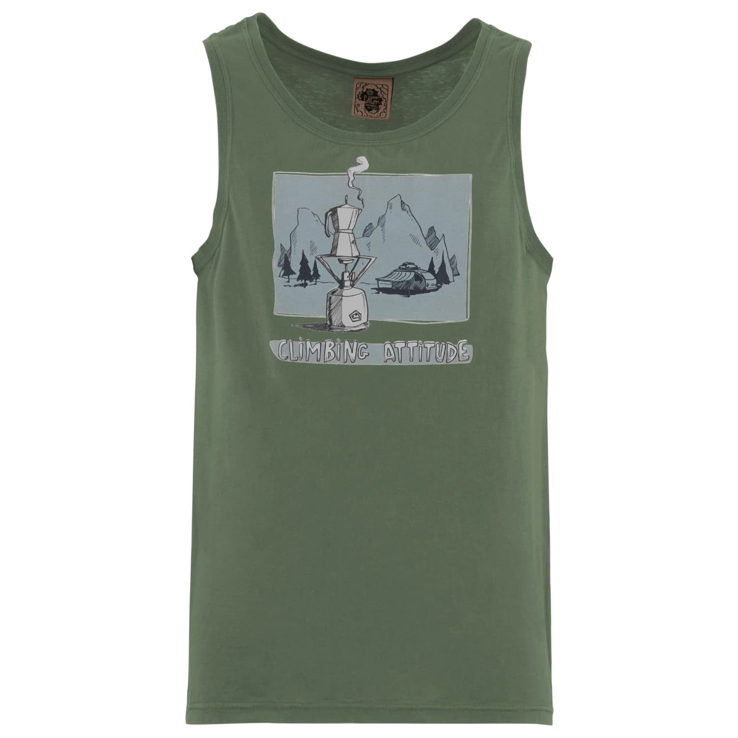 Мъжки потник с широка презрамка E9 1Caffe Tank top - Agave