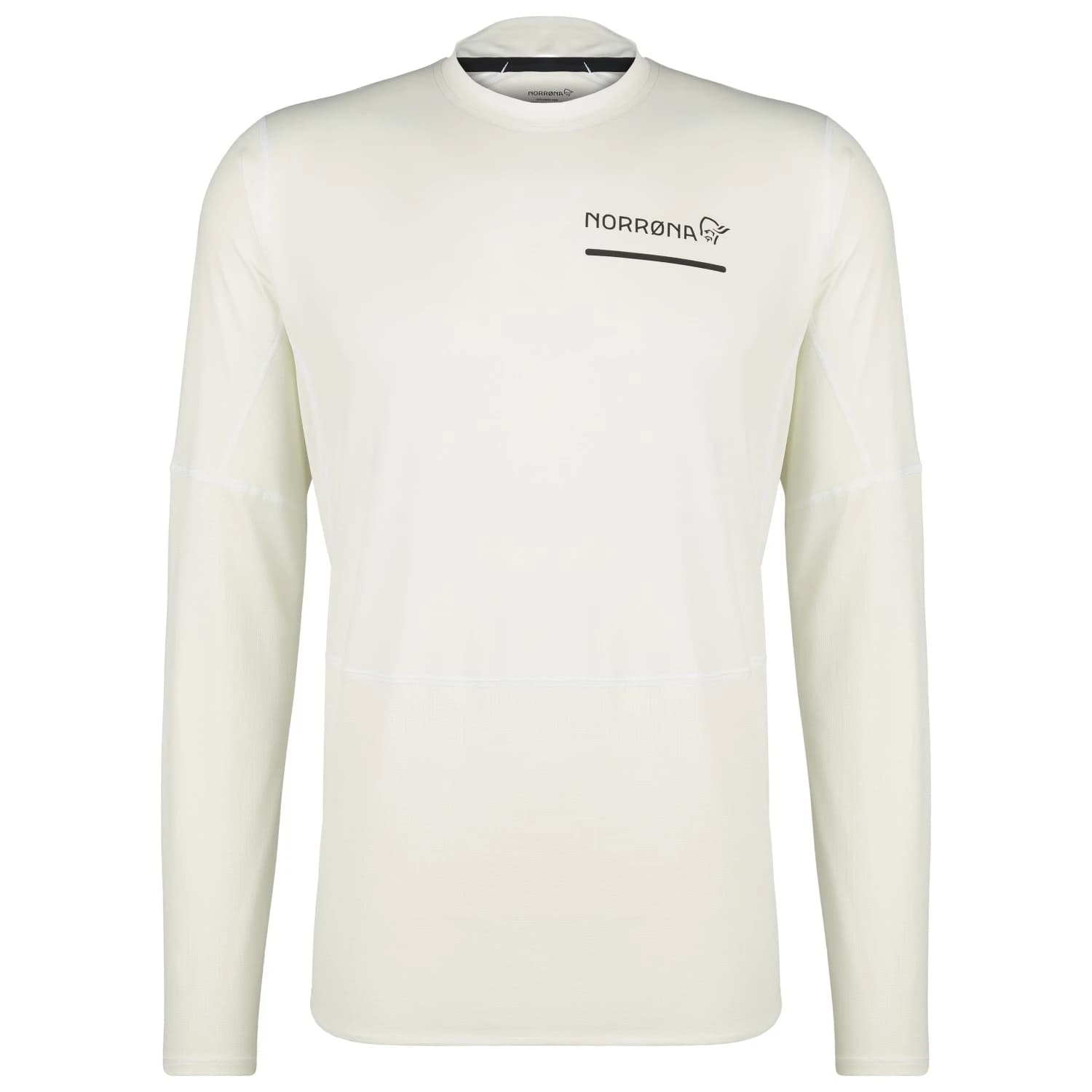 Мъжка тениска Norrøna Senja Equaliser Lightweight Long Sleeve Running shirt - Snow White