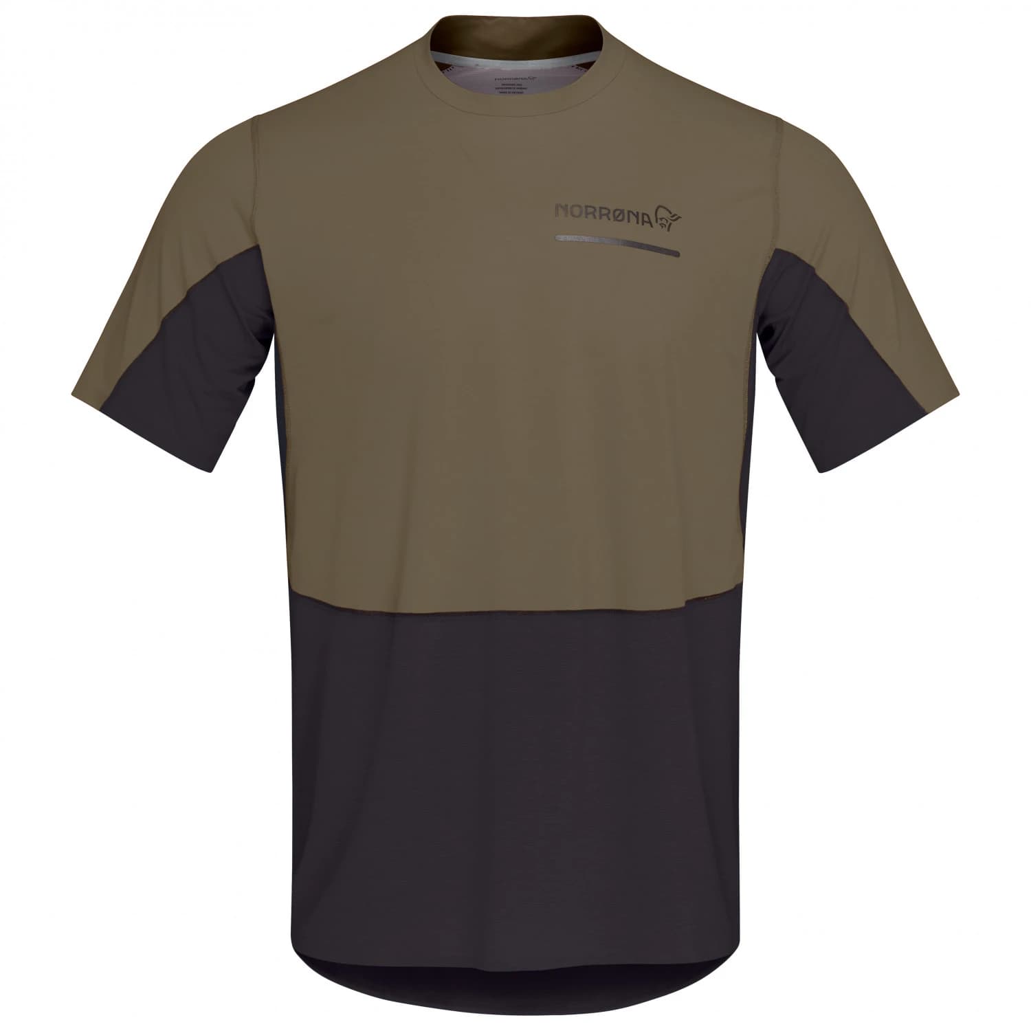 Мъжка тениска Norrøna Senja Equaliser Lightweight T-Shirt Running shirt - Olive Night