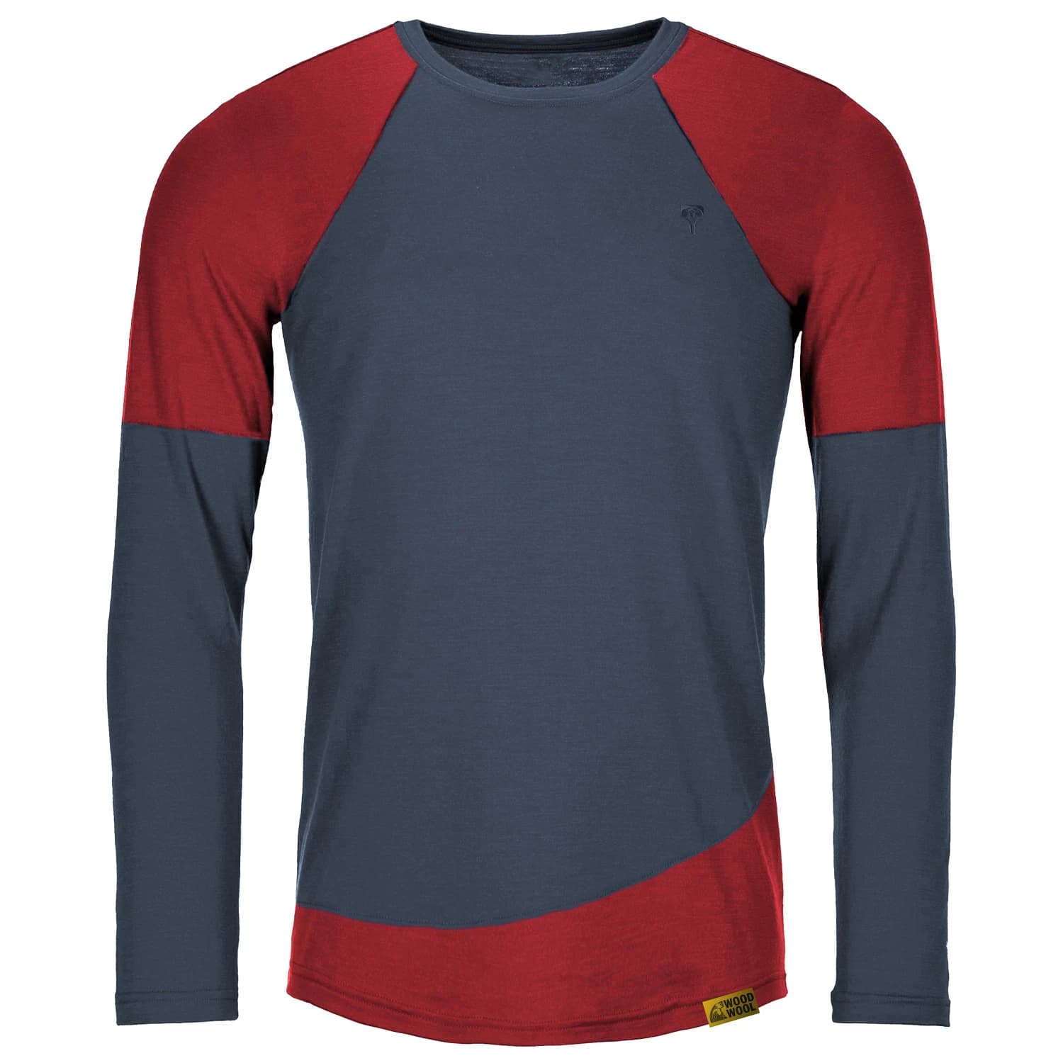 Мъжка мериносова блуза Grüezi Bag Woodwool Longsleeve Mr. Picard Merino shirt - Ocean Cavern