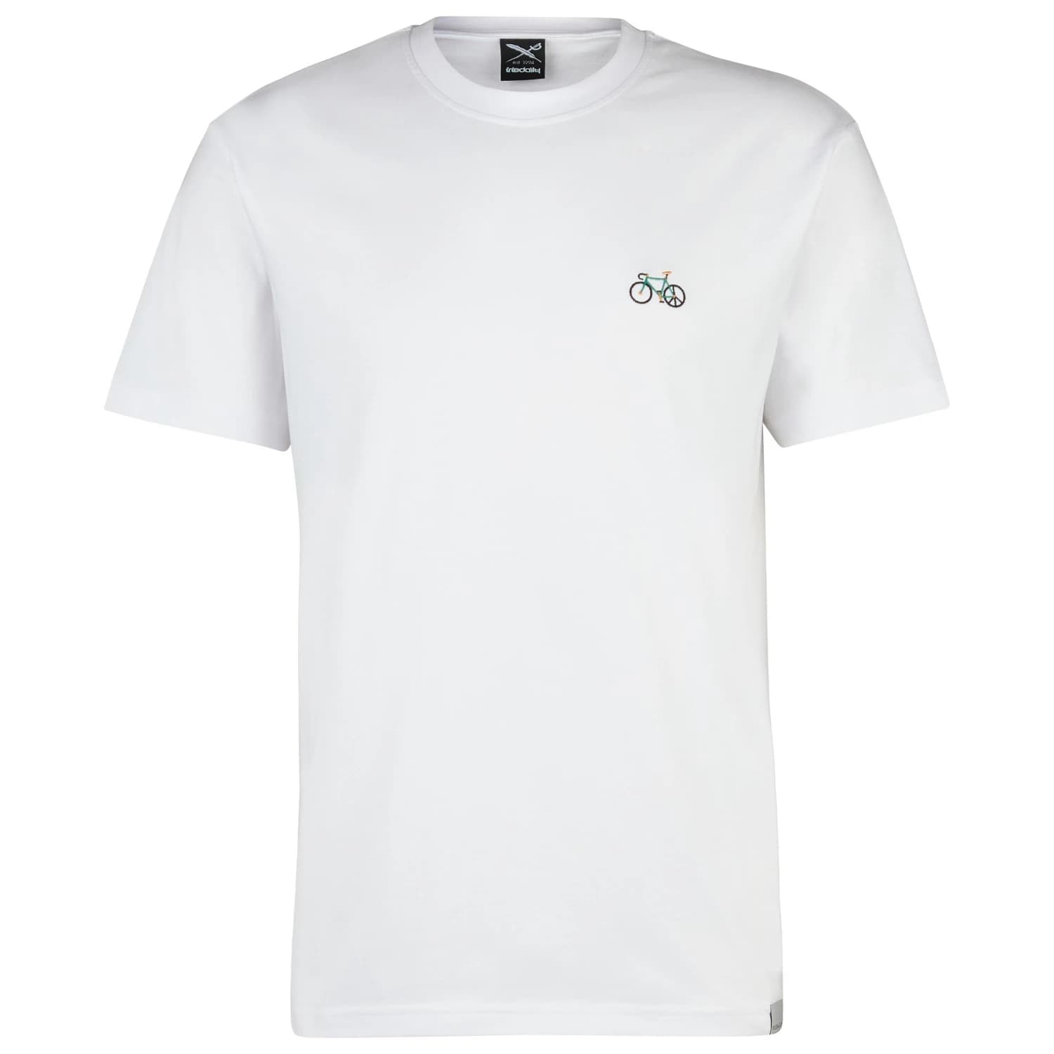 Мъжка тениска Iriedaily Peaceride Emb Tee T-shirt - White