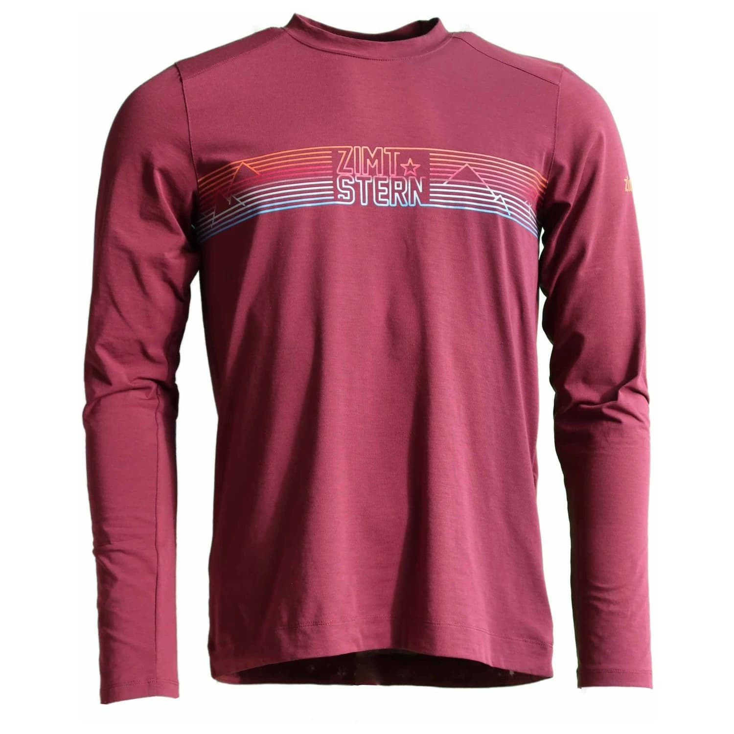 Фланелка с дълъг ръкав за колоездене Zimtstern Trailflowz Shirt L/S Longsleeve - Windsor Wine