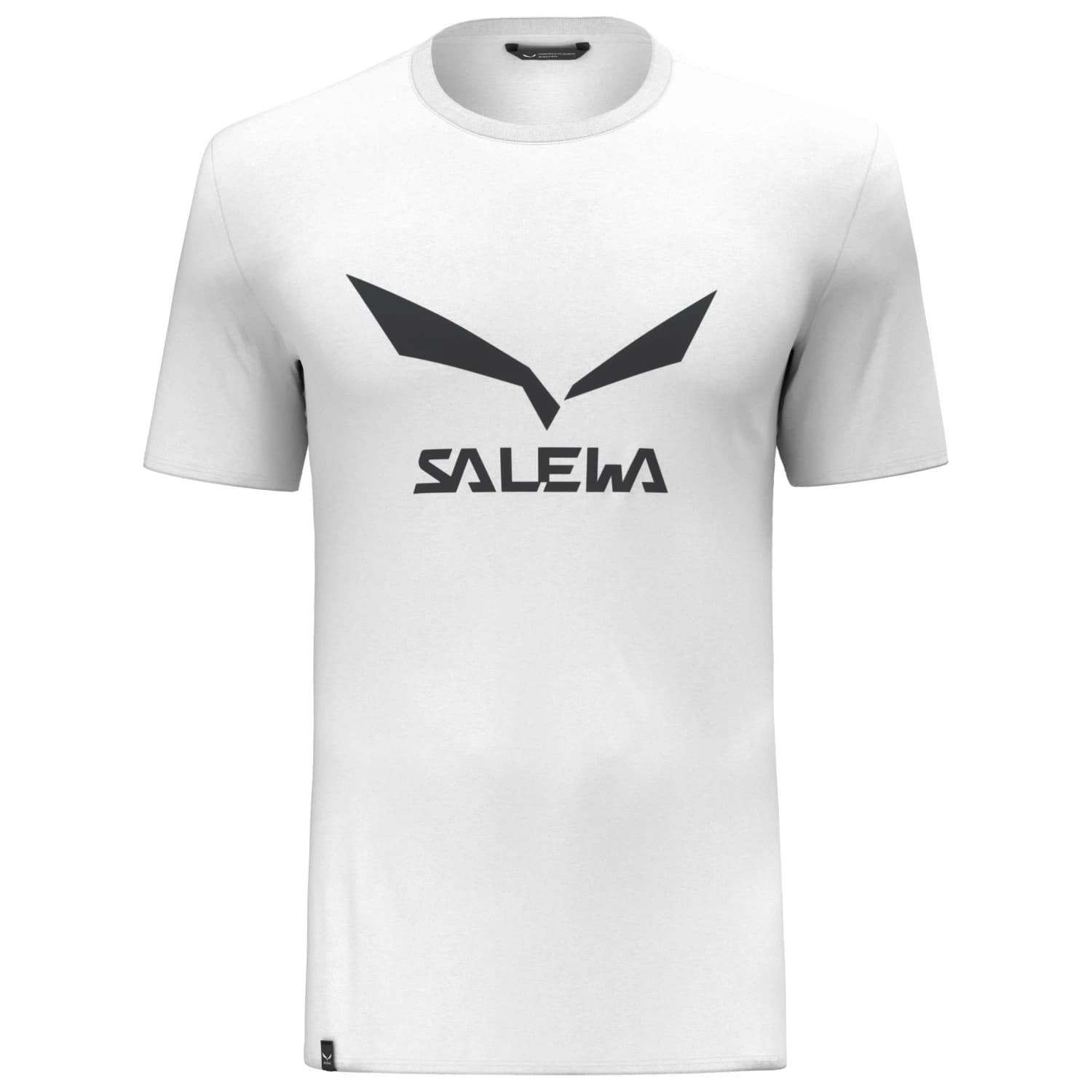 Мъжка спортна тениска Salewa Solidlogo Dry T-Shirt Sport shirt - White