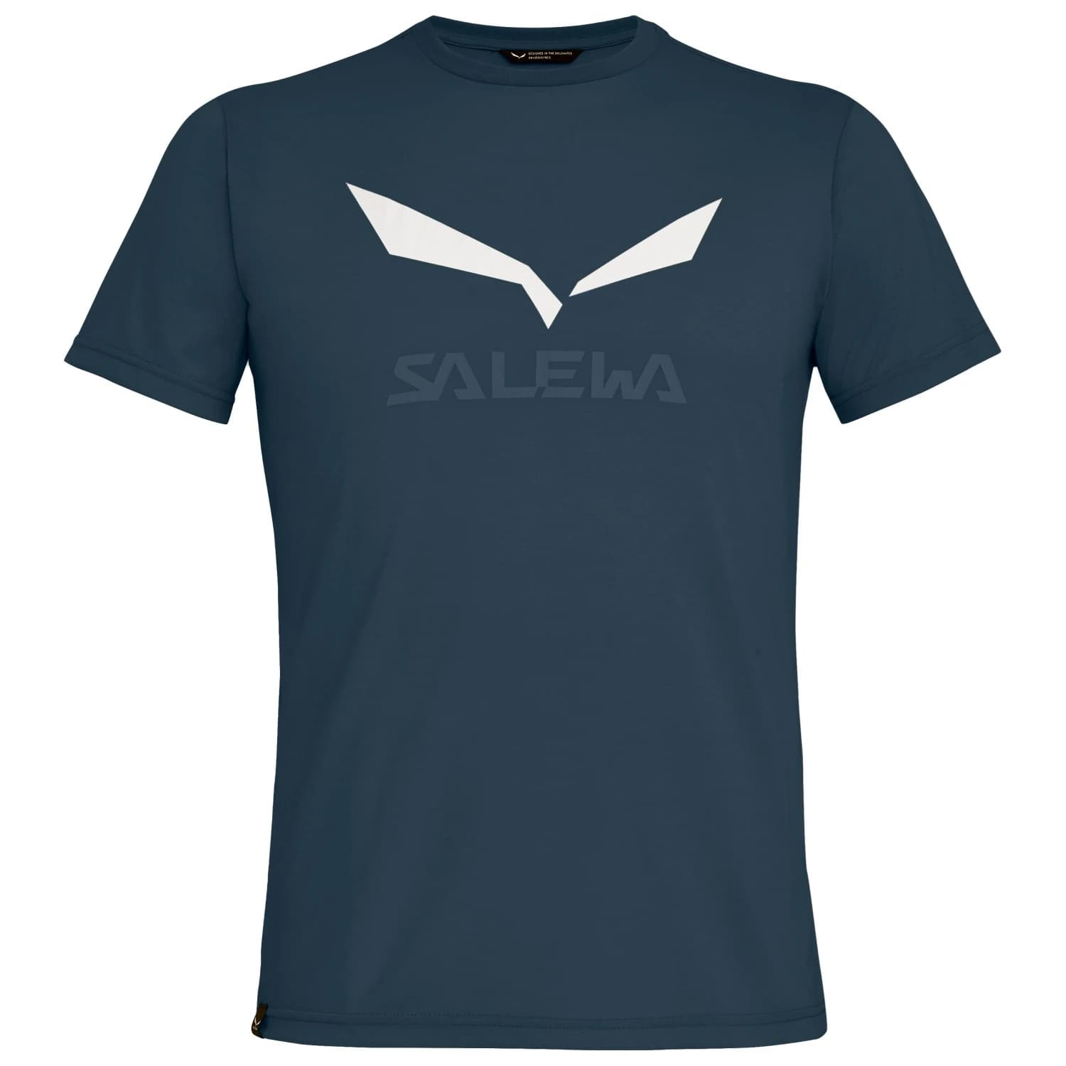 Мъжка спортна тениска Salewa Solidlogo Dry T-Shirt Sport shirt - Blueberry