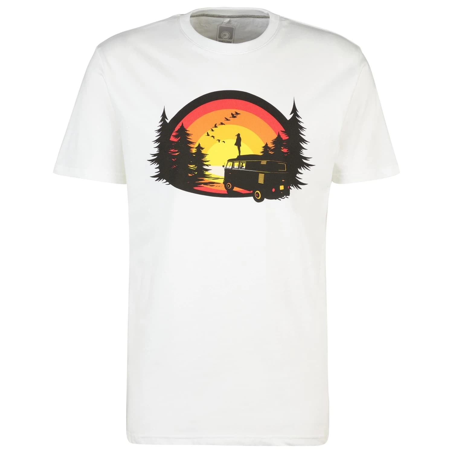 Мъжка тениска Wheeldom Four Wheels To Freedom Sundowner T-shirt - White