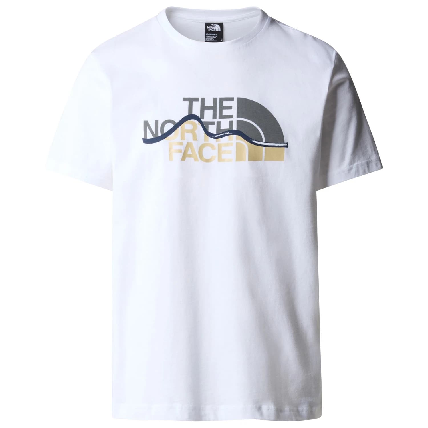 Мъжка тениска The north face S/S Mountain Line Tee T-shirt - TNF White