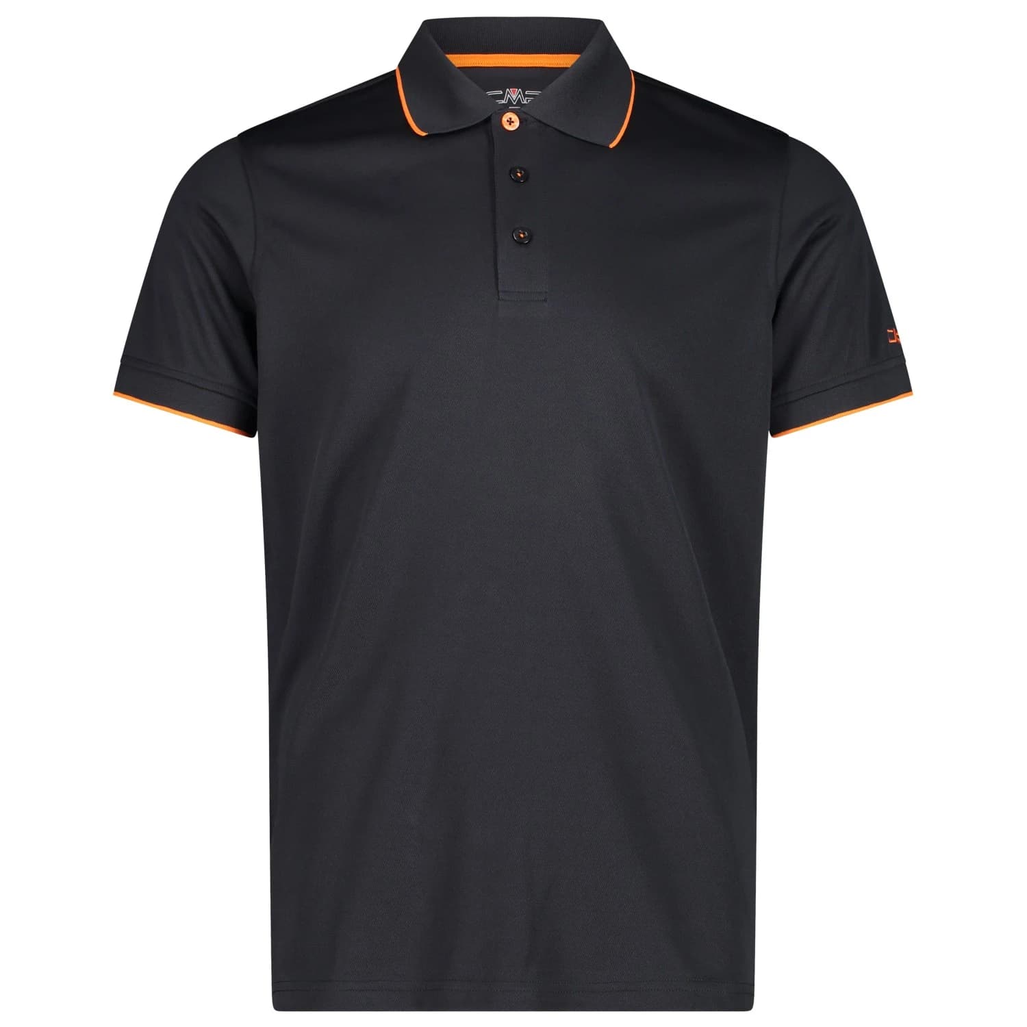 Мъжка поло тениска CMP Polo Piquet Polo shirt - Antracite / Flame