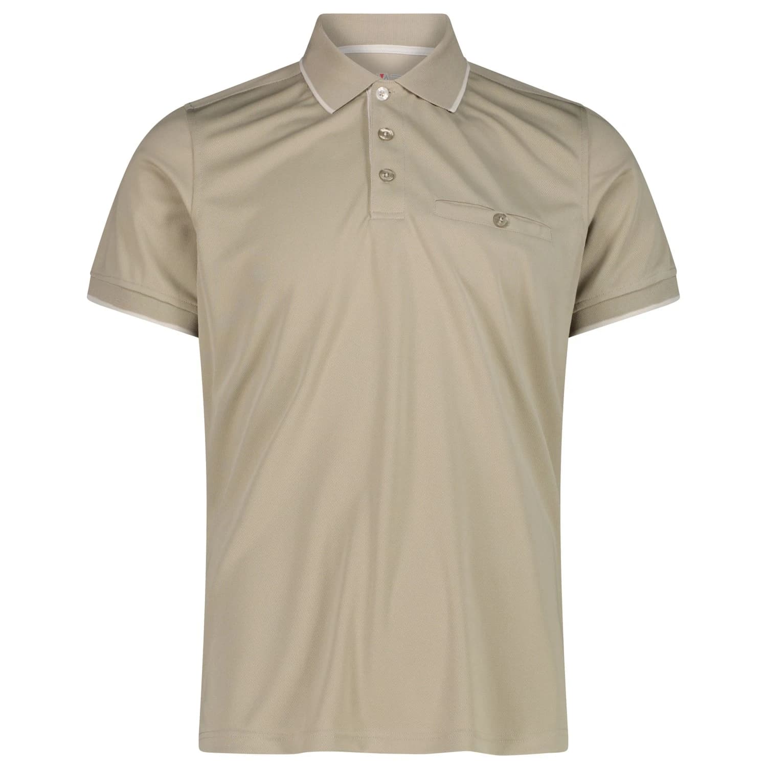 Мъжка поло тениска Cmp Polo Polyester Polo shirt - Corda / Vaniglia