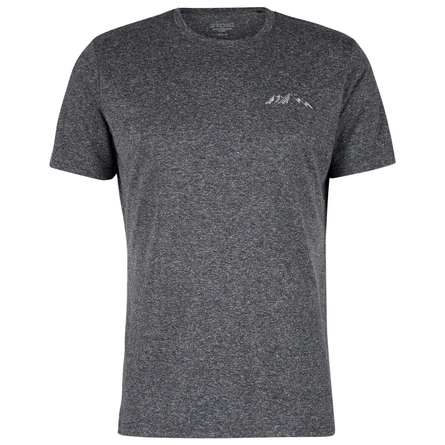 Мъжка спортна тениска Stoic Hemp15 SälkaSt. S/S Sport shirt - Black Melange