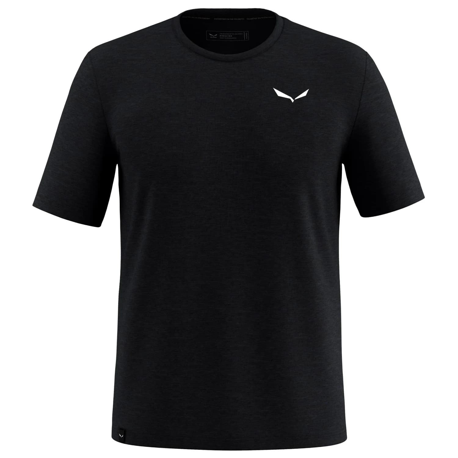 Мъжка мериносова блуза Salewa Eagle Minilogo Alpine Merino T-Shirt Merino shirt - Black Out
