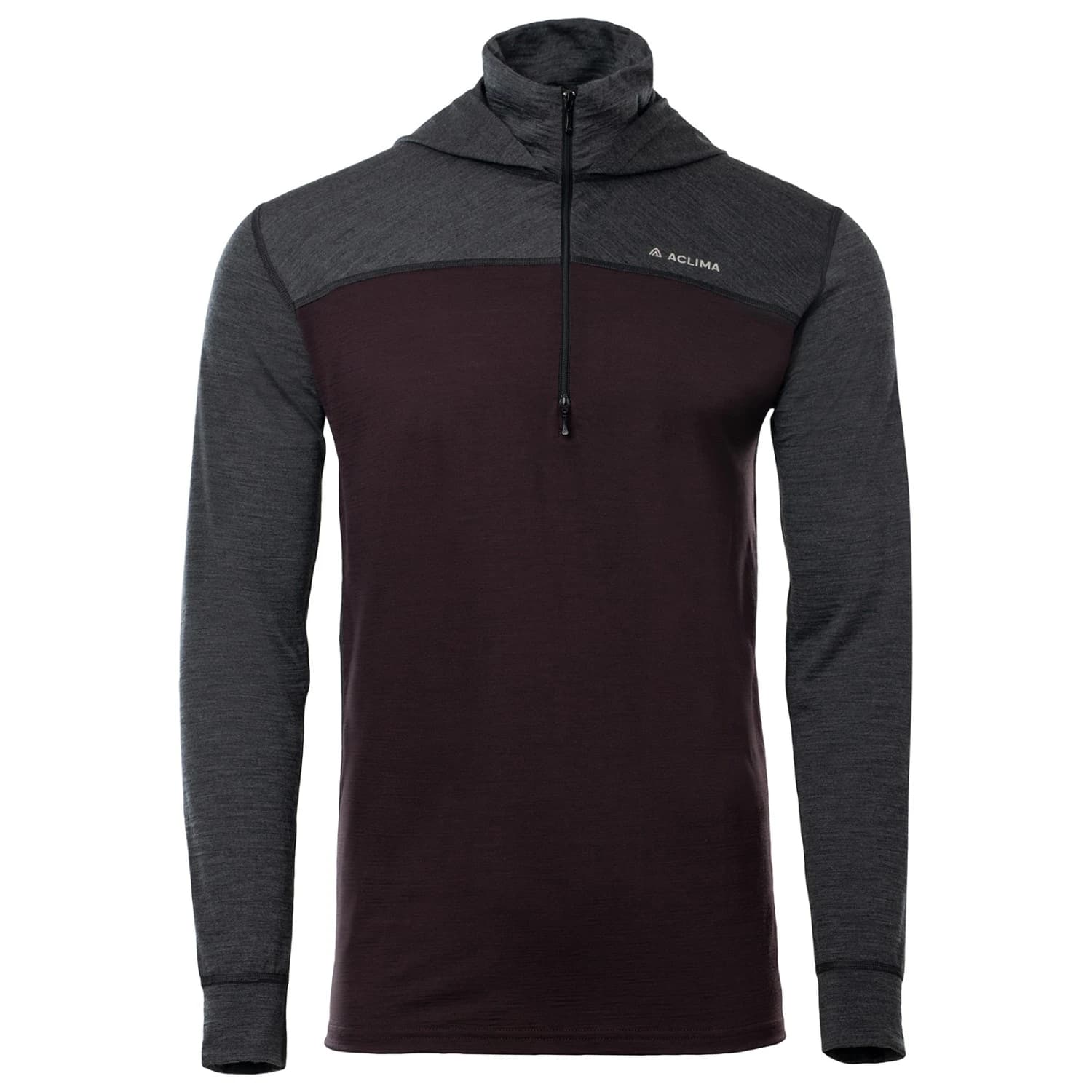 Мъжка мериносова блуза Aclima Lightwool 180 Hoodie Merino jumper - Tarmac / Marengo