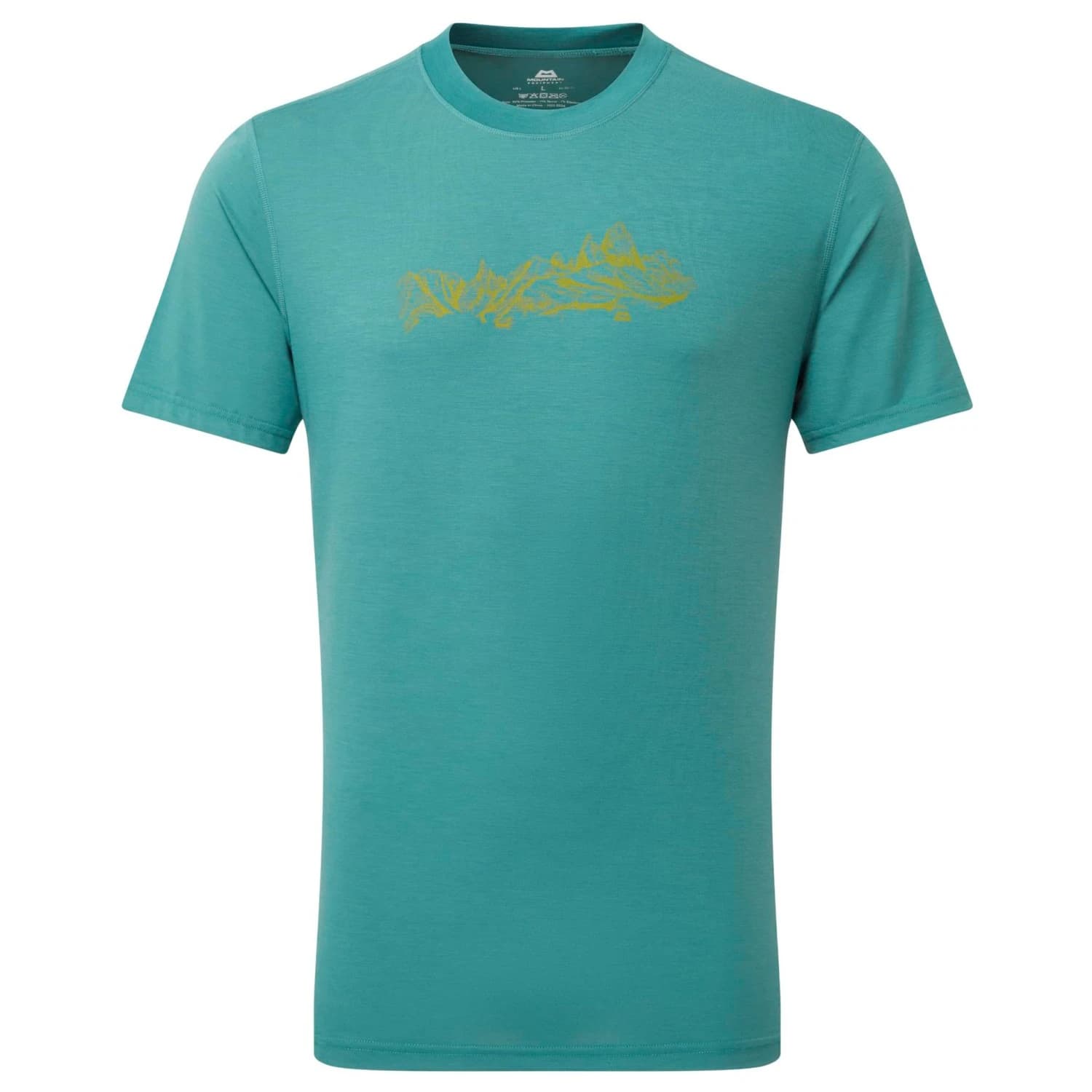 Мъжка спортна тениска Mountain equipment Groundup Skyline Tee Sport shirt - Fern