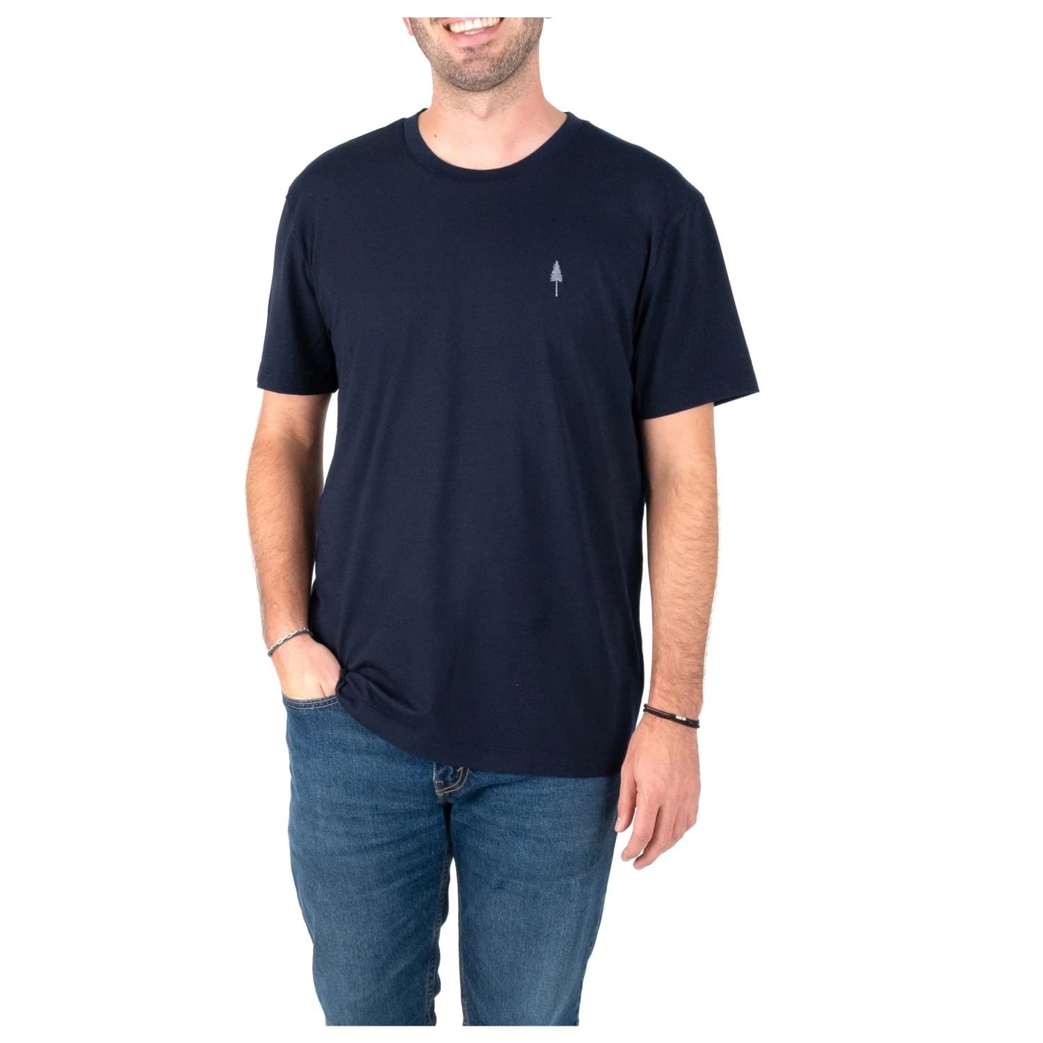Мъжка тениска Nikin Circular Treeshirt T-shirt - Dark Navy