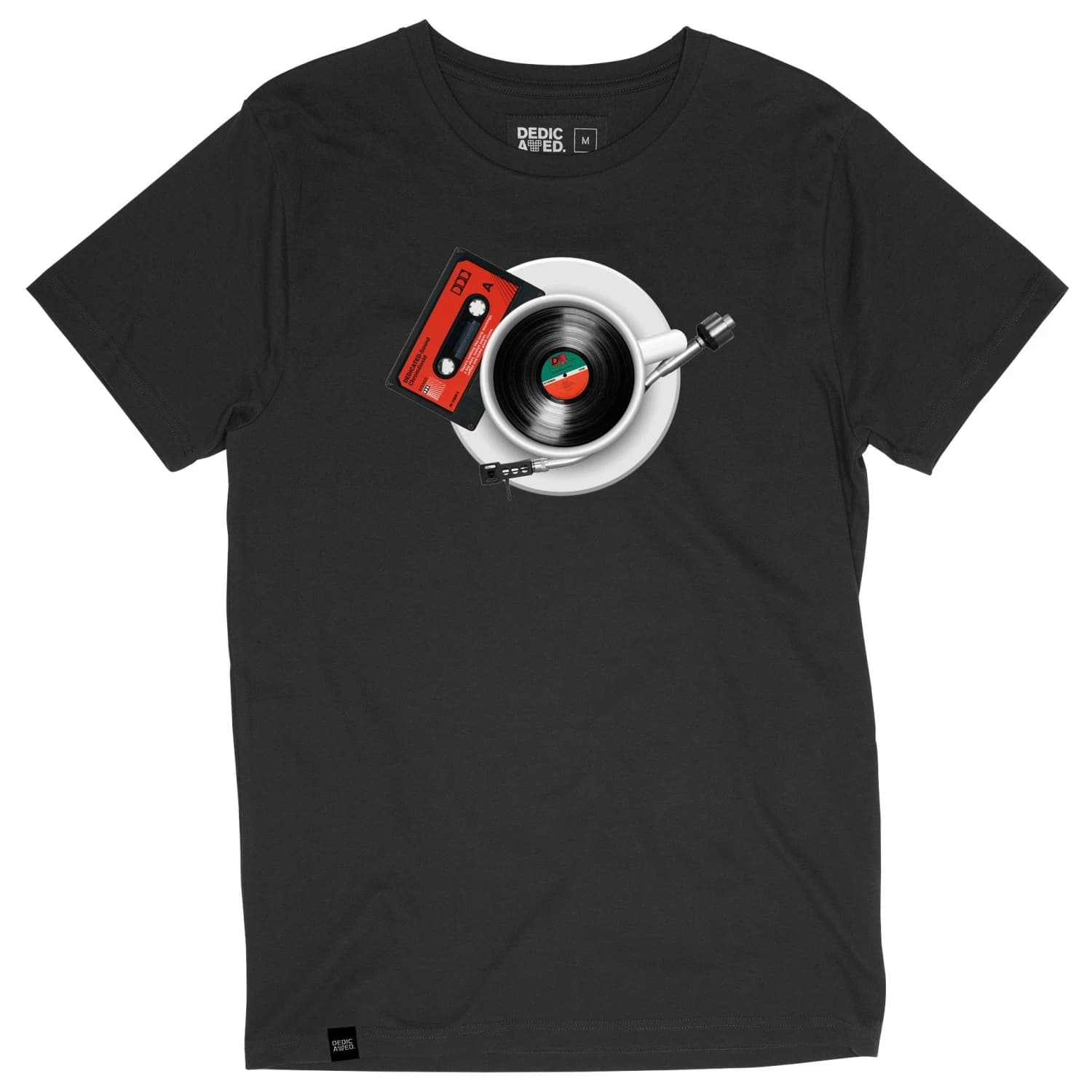 Мъжка тениска Dedicated T-Shirt Stockholm Morning Music T-shirt - Forged Iron