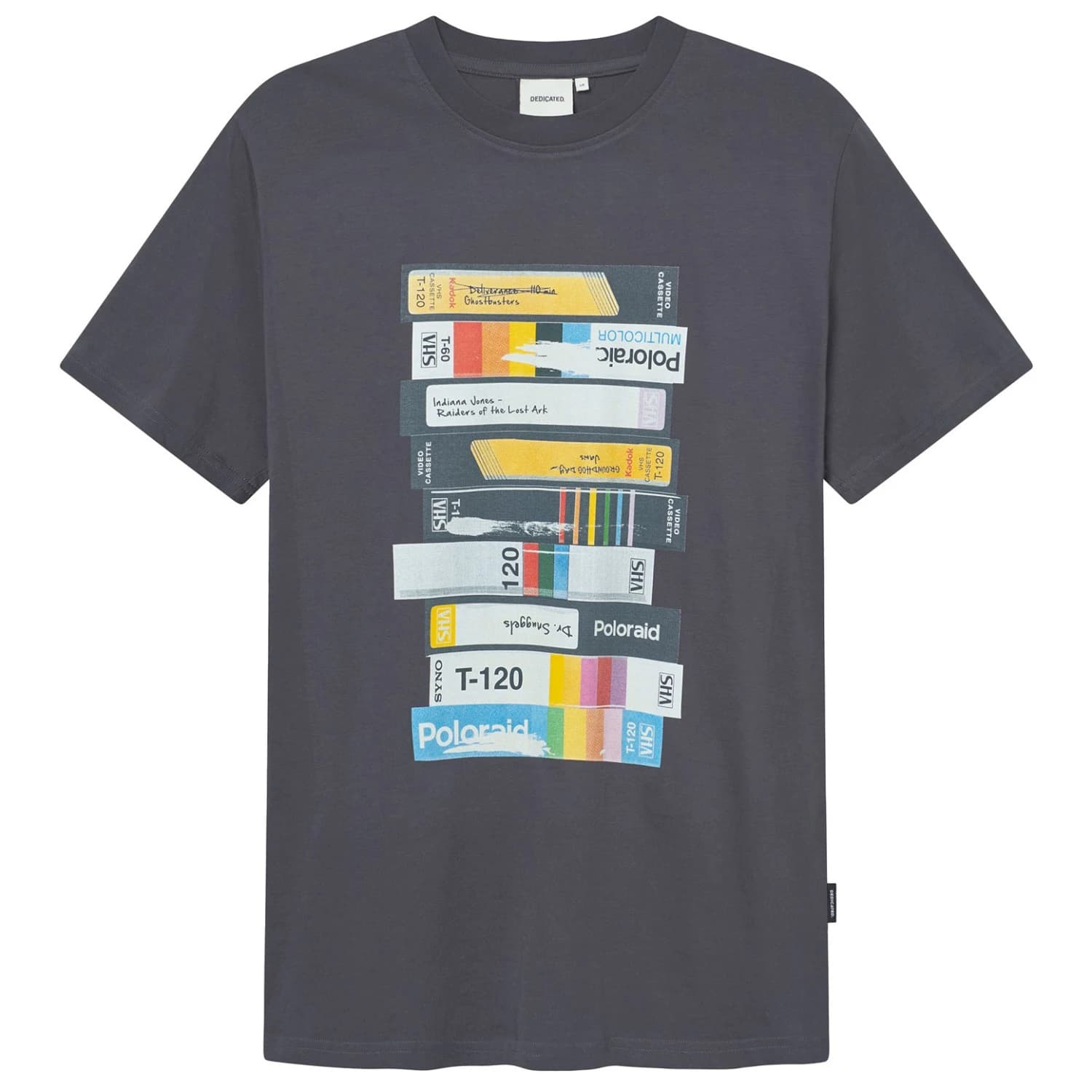 Мъжка тениска DEDICATED T-Shirt Stockholm Video Retro T-shirt - Forged Iron