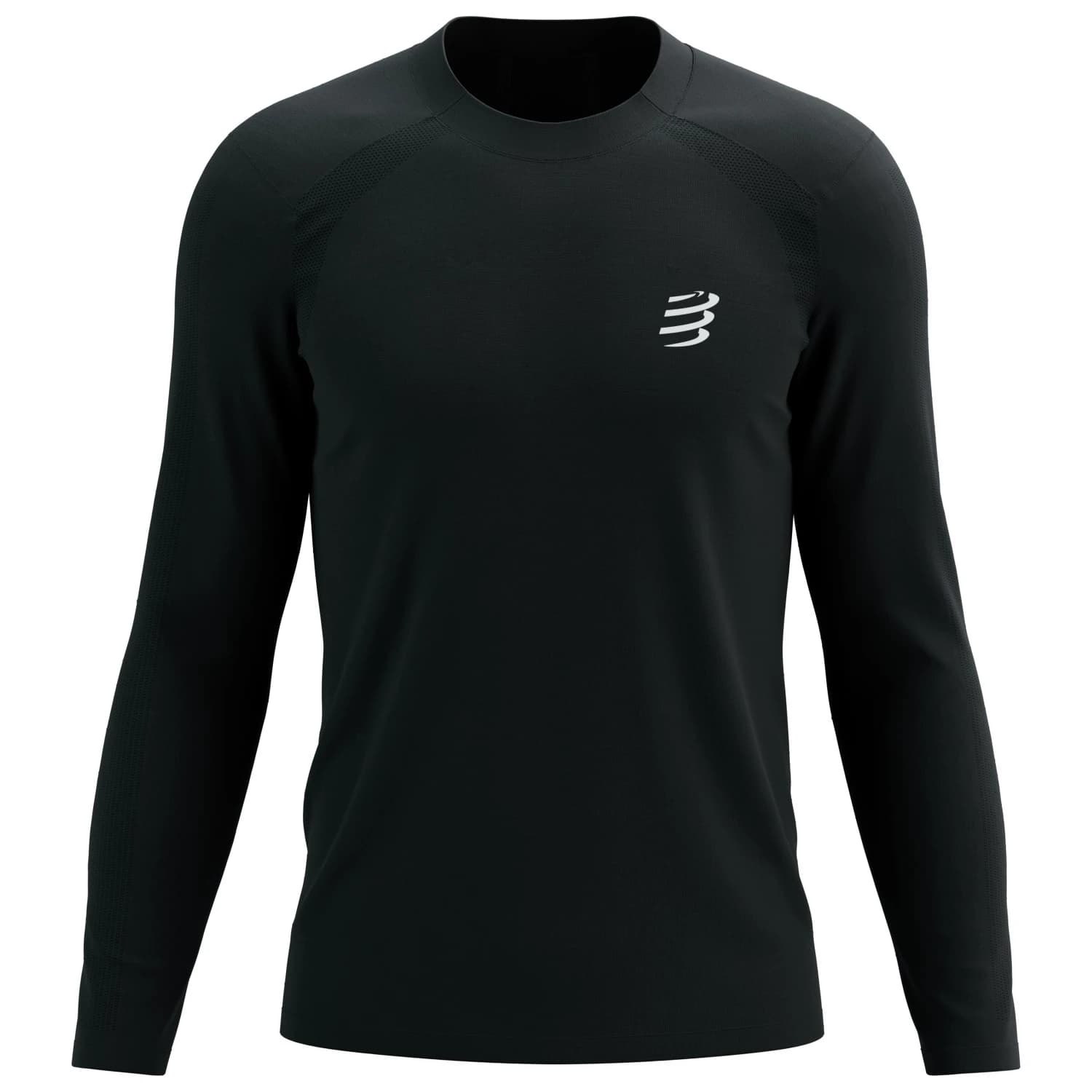 Мъжка тениска Compressport Performance L/S T-Shirt Running shirt - Black / White