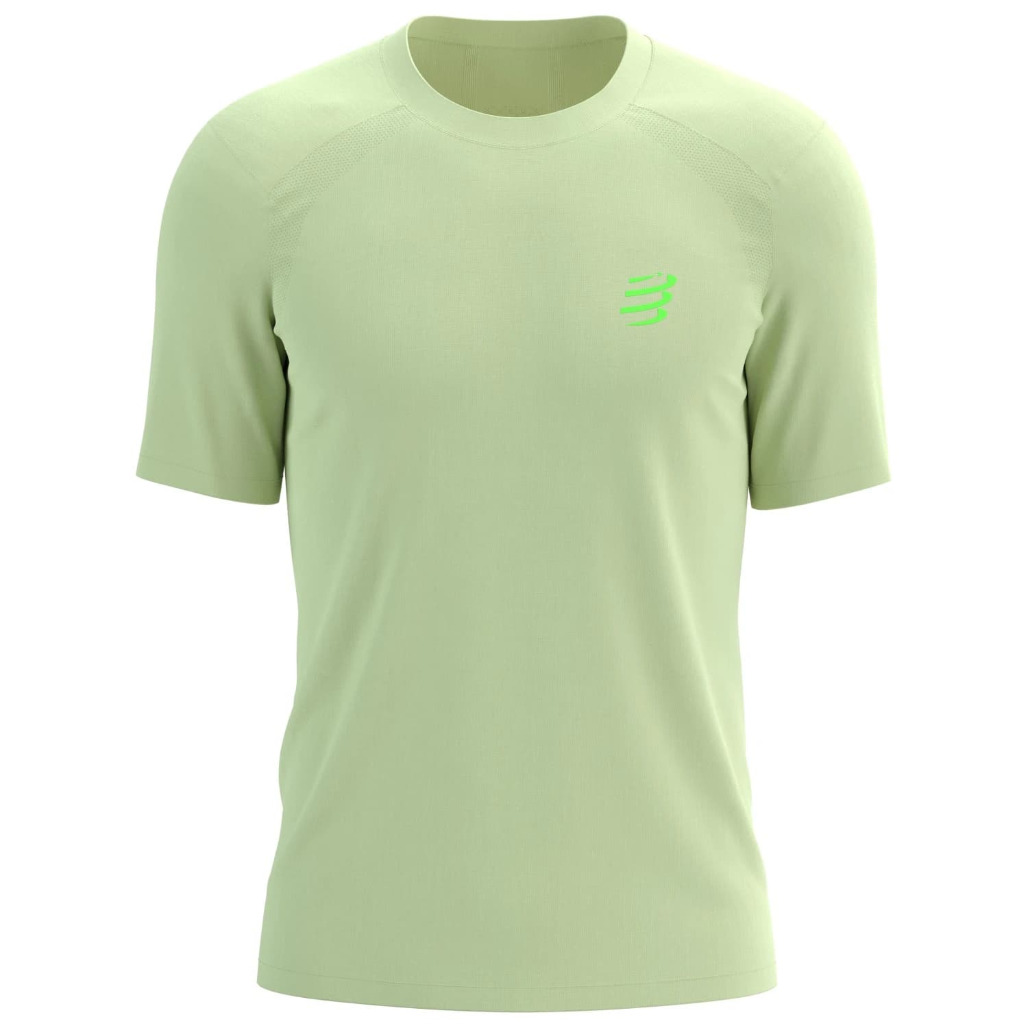 Мъжка тениска Compressport Performance S/S T-Shirt Running shirt - Lime