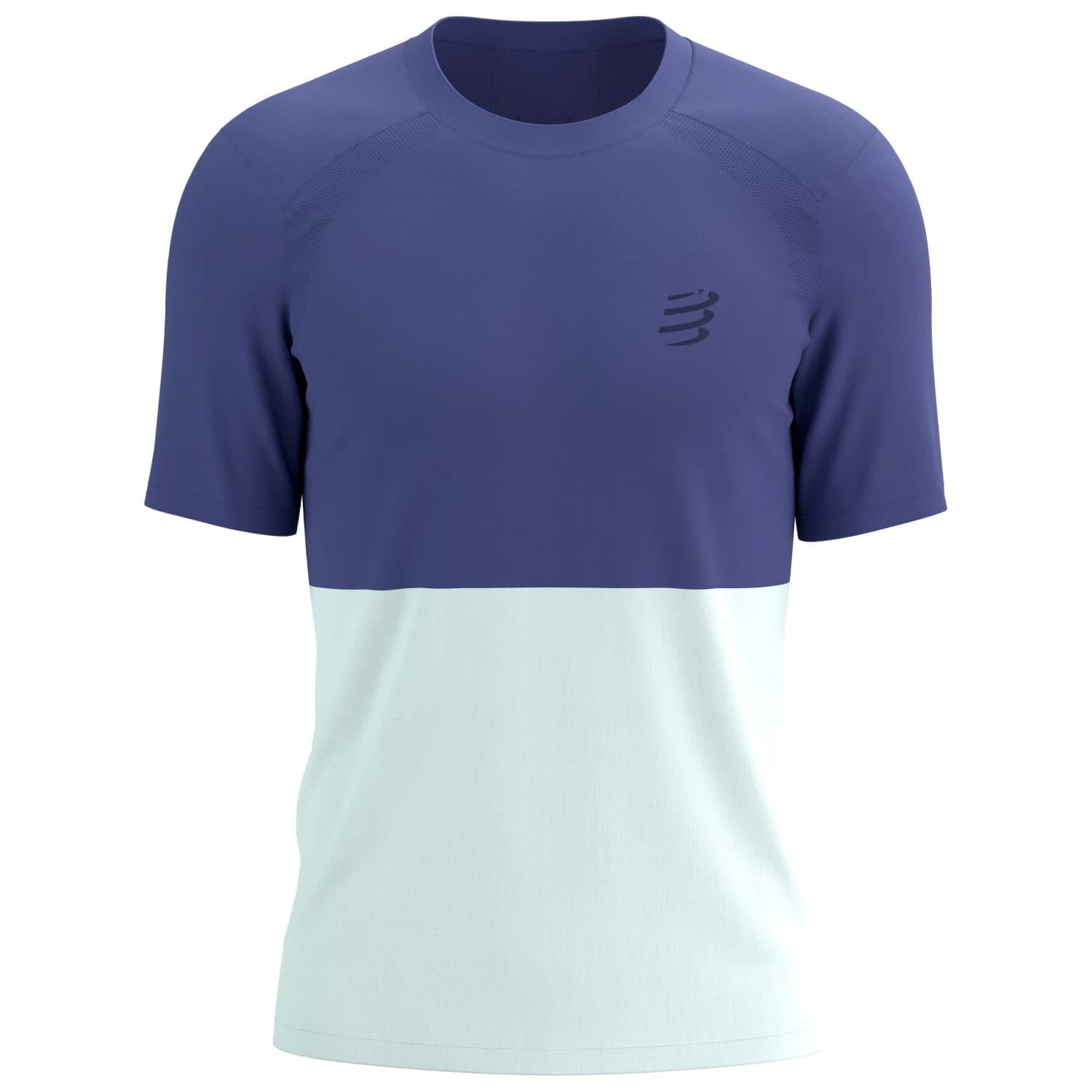 Мъжка тениска Compressport Performance S/S T-Shirt Running shirt - Orient Blue / Star White