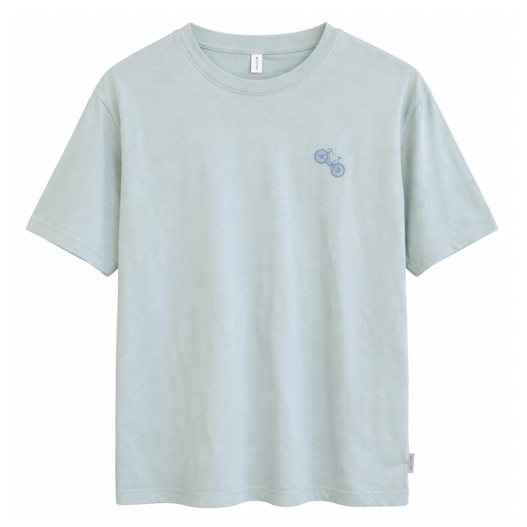 Мъжка тениска Mazine Chest Print T-shirt - Ice Blue
