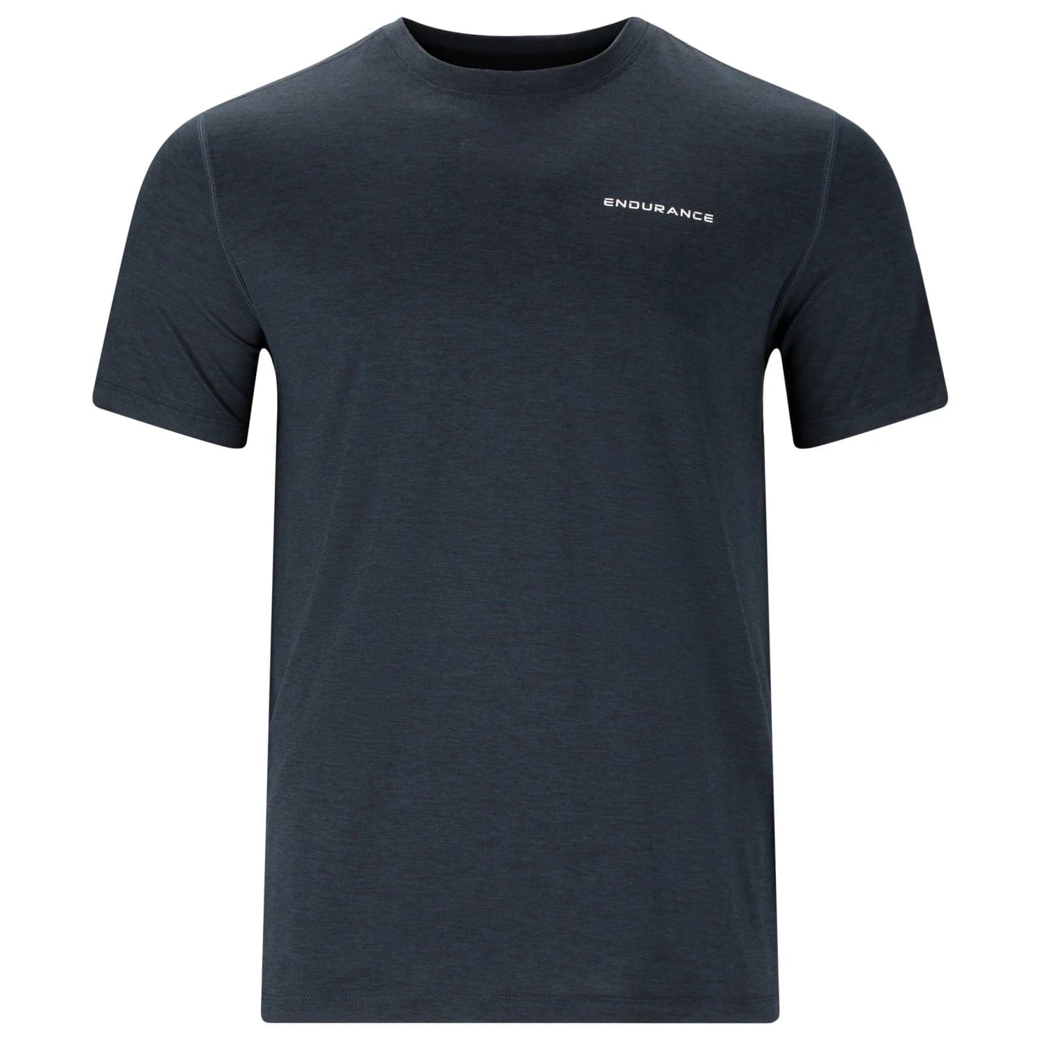 Мъжка спортна тениска ENDURANCE Abdon Melange S/S Tee Sport shirt - Black Melange