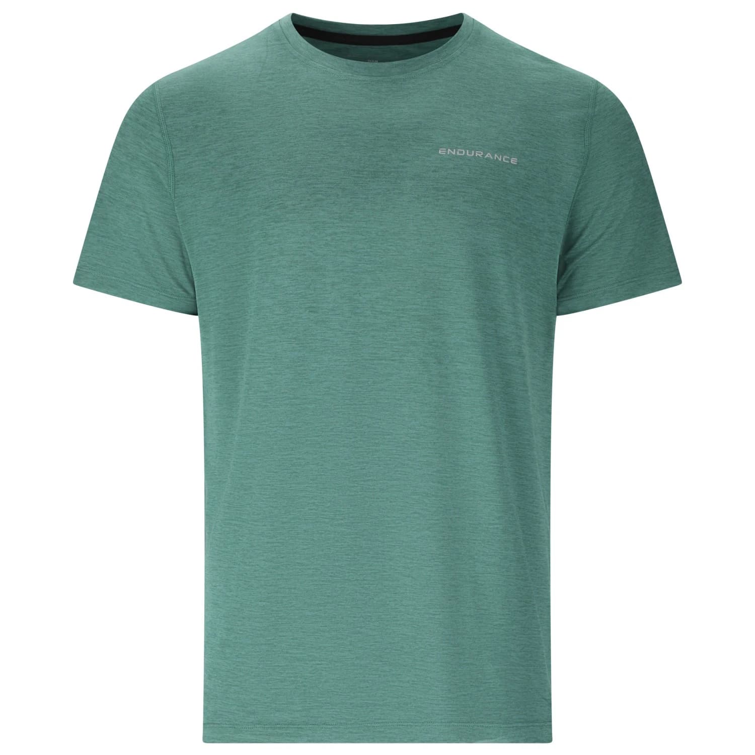 Мъжка спортна тениска ENDURANCE Abdon Melange S/S Tee Sport shirt - Silver Pine