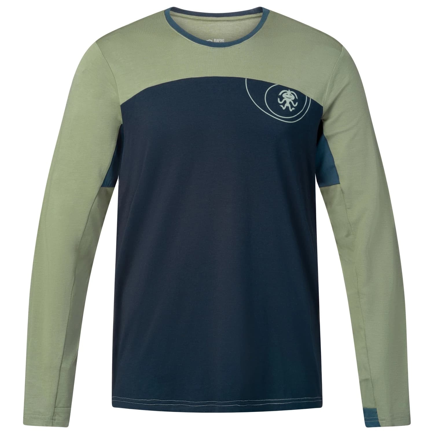Мъжка блуза с дълъг ръкав Rafiki Pitone Sport shirt - Dark Navy / Oil Green