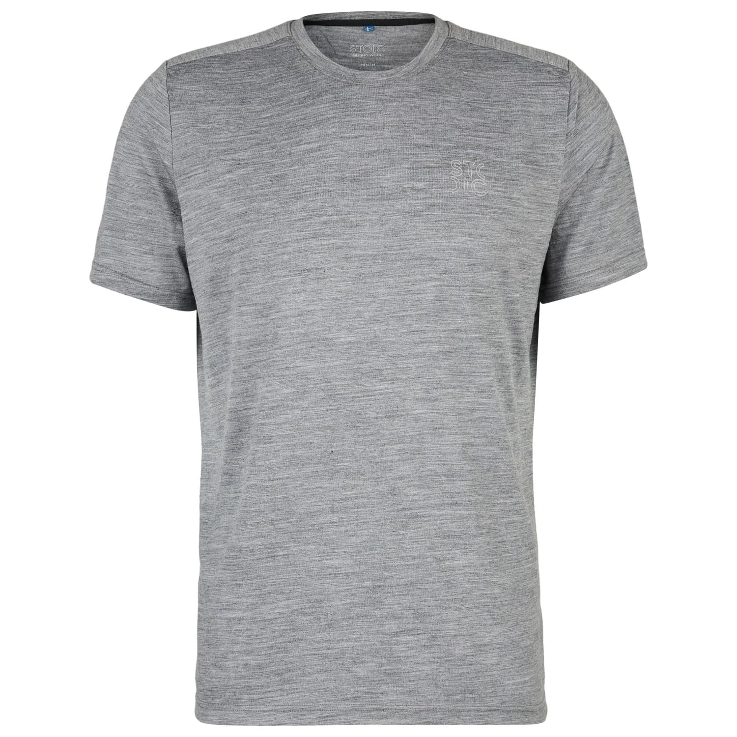 Мъжко мериносово термобельо Stoic Merino180 BengtSt. T-Shirt Merino shirt - Charcoal Grey Melange