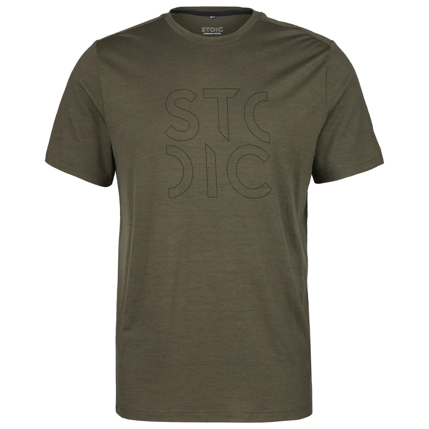 Мъжко мериносово термобельо Stoic Merino180 BengtSt. T-Shirt Merino shirt - Olive Green