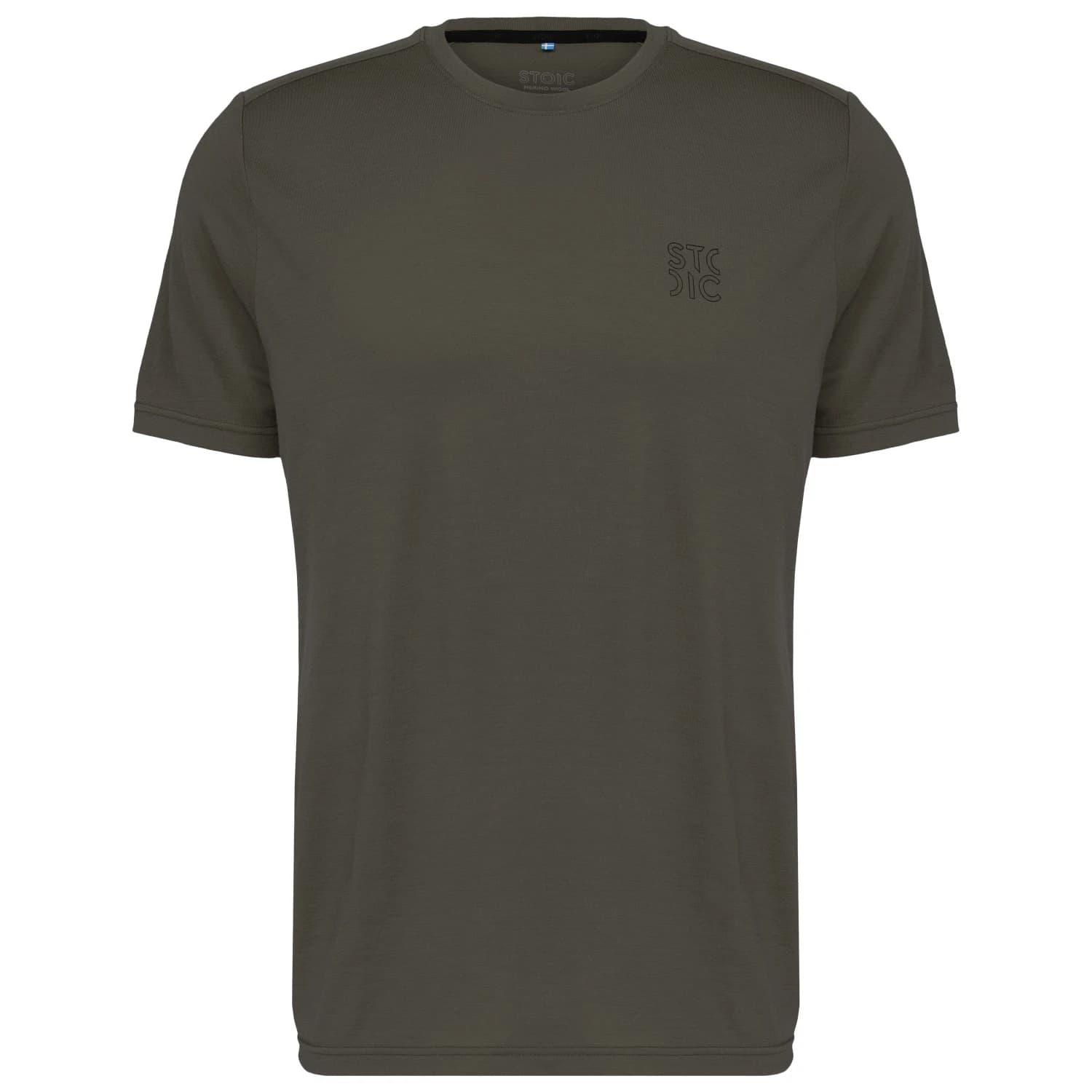 Мъжко мериносово термобельо Stoic Merino180 BengtSt. T-Shirt Merino shirt - Dark Olive