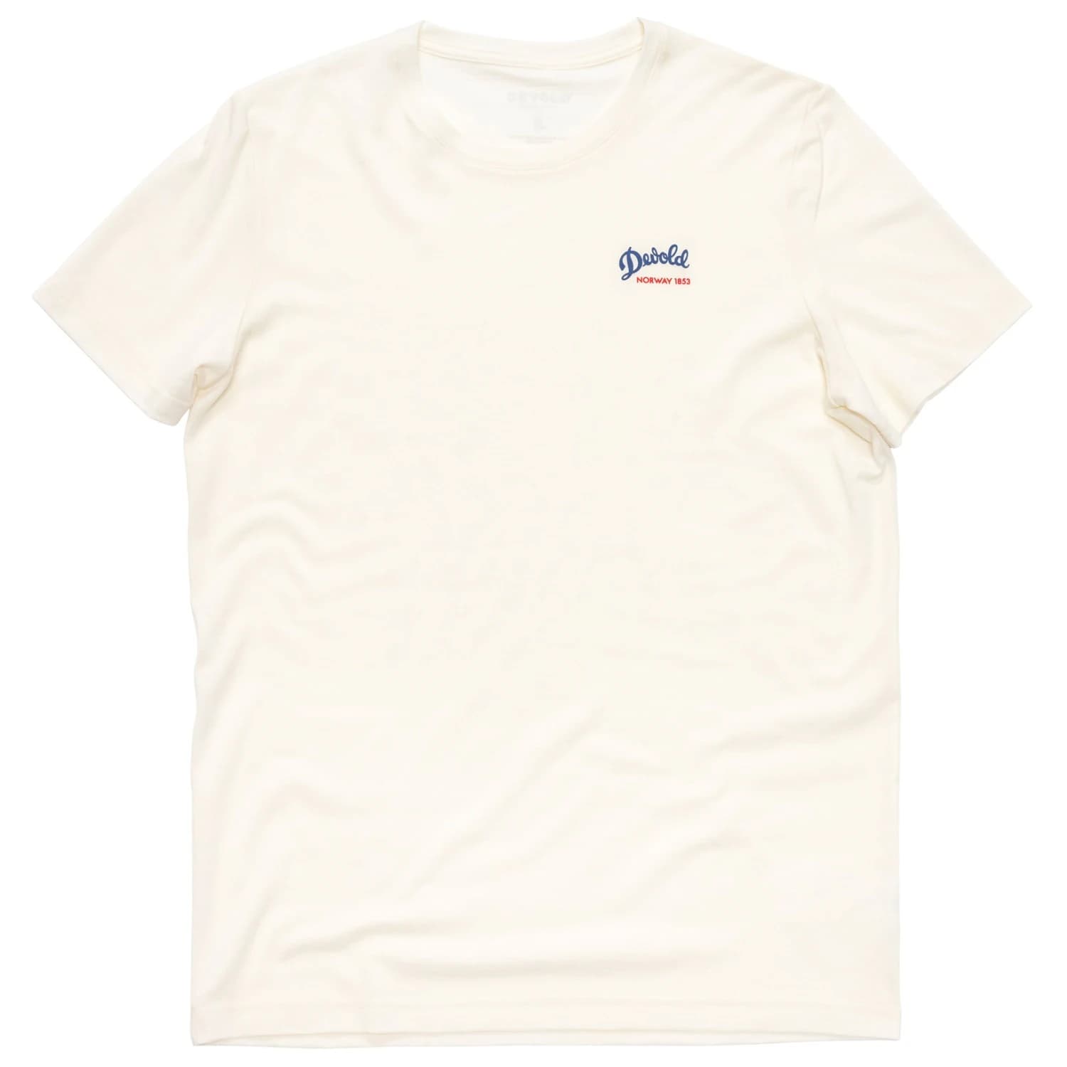Мъжка мериносова блуза Devold Classic Script Tee Merino shirt - White