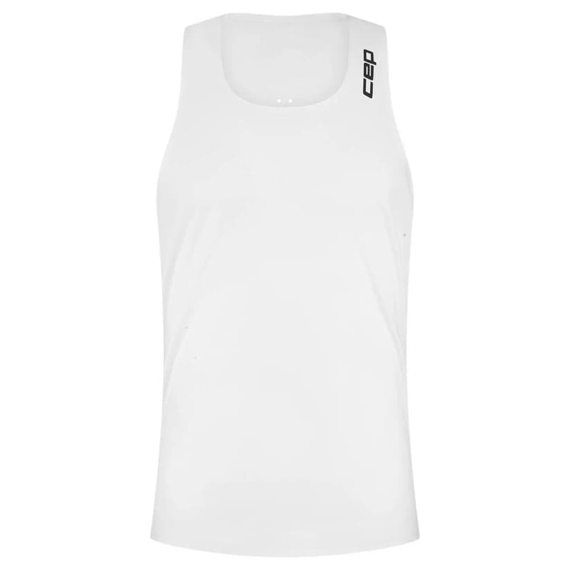 Мъжки потник с широка презрамка CEP Pro Run Ultralight Tank Top - White