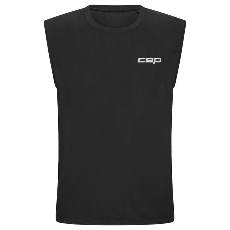 Мъжки потник с широка презрамка CEP Run Shirt Sleeveless Tank top - Black