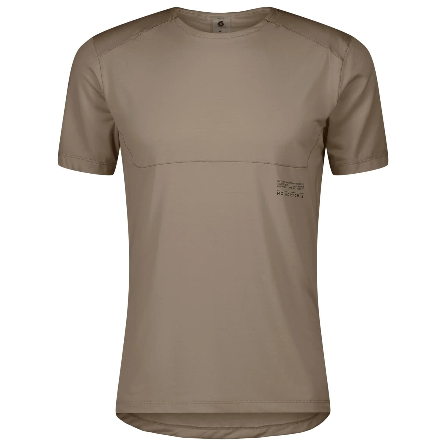 Мъжка тениска Scott Tee Endurance Tech S/S Running shirt - Toast Beige