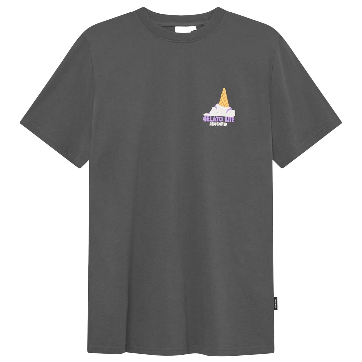 Мъжка тениска Dedicated T-Shirt Stockholm Gelato Life T-shirt - Forged Iron Grey