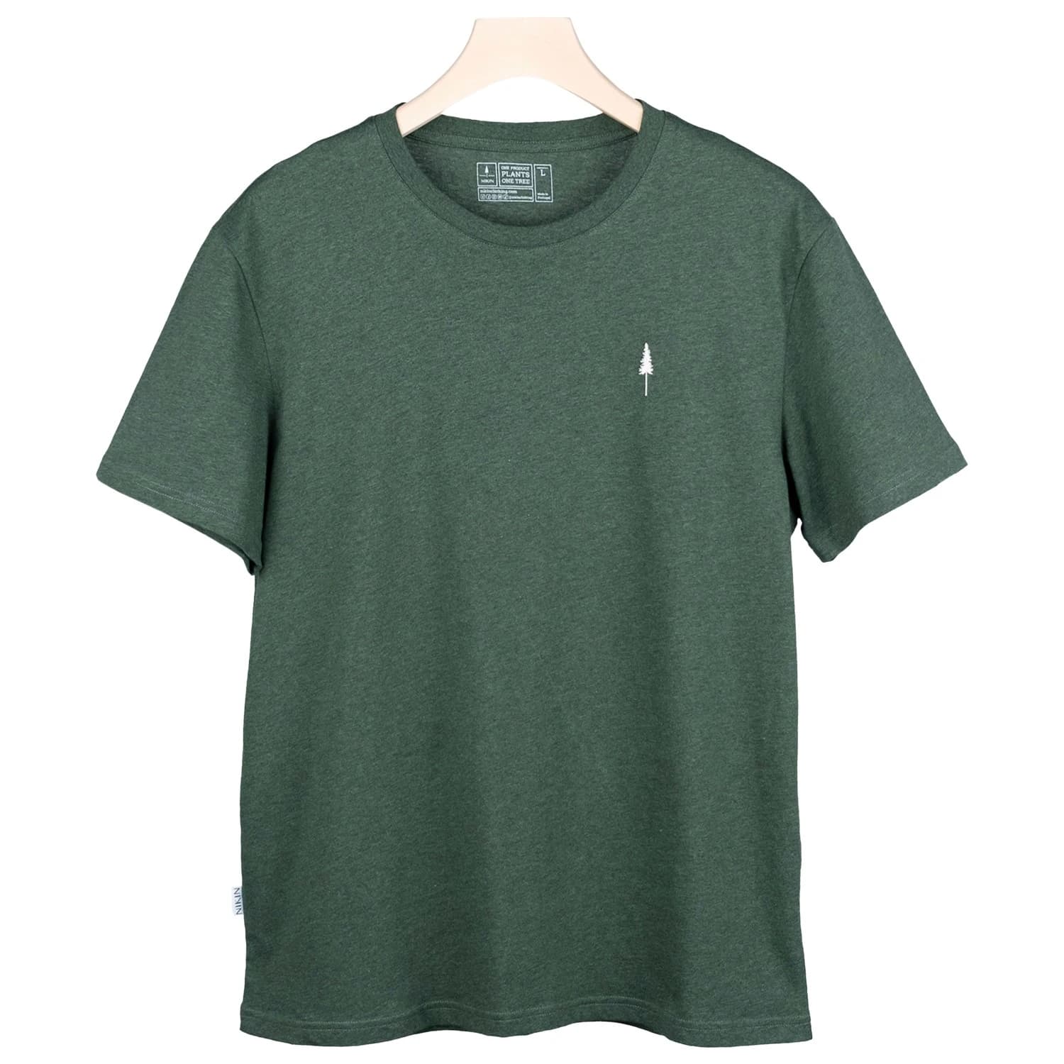 Тениска NIKIN TreeShirt T-shirt - Olive Melange