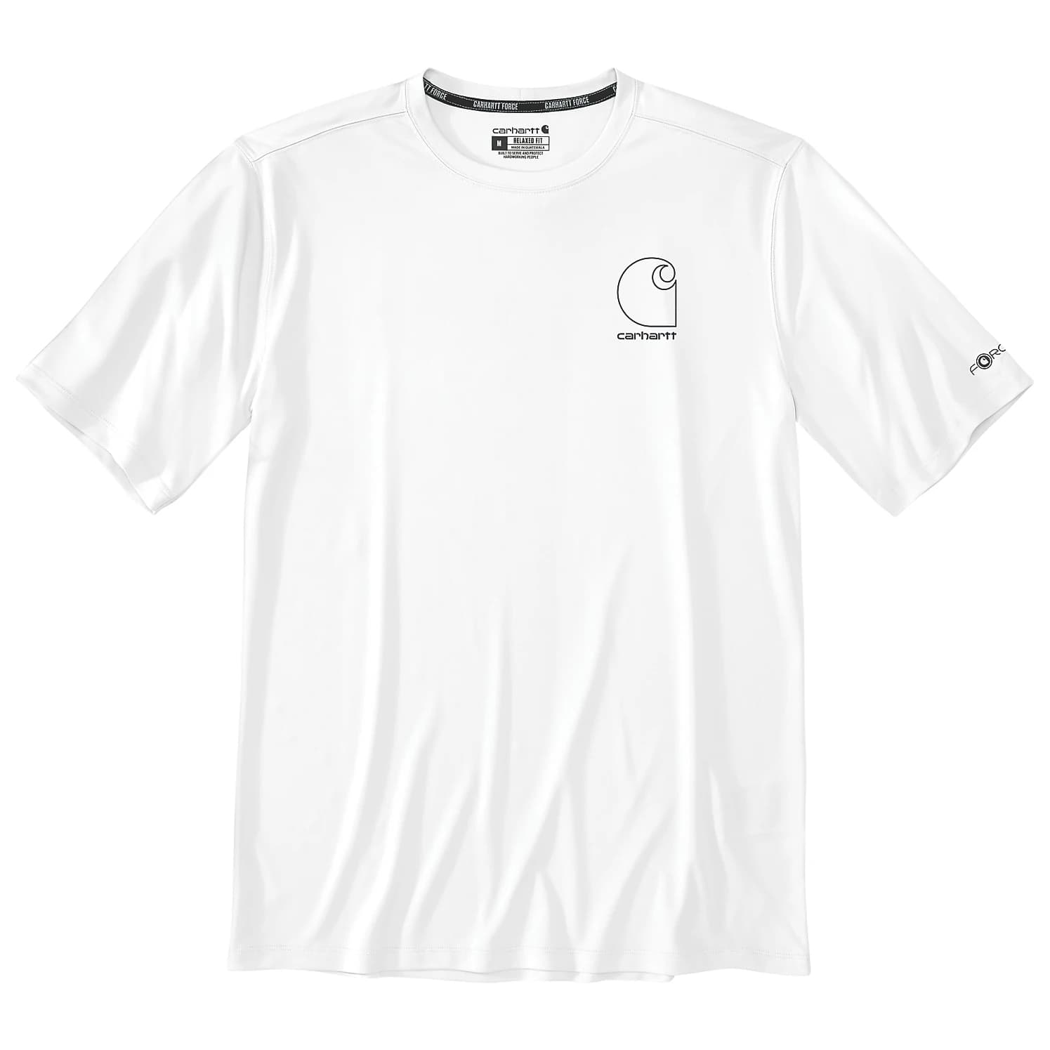 Мъжка тениска Carhartt Force Sun Defender S/S T-Shirt - White