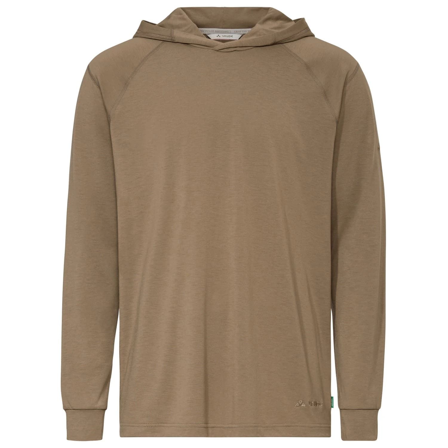 Мъжка блуза с дълъг ръкав Vaude Mineo L/S Hoody Longsleeve - Oat