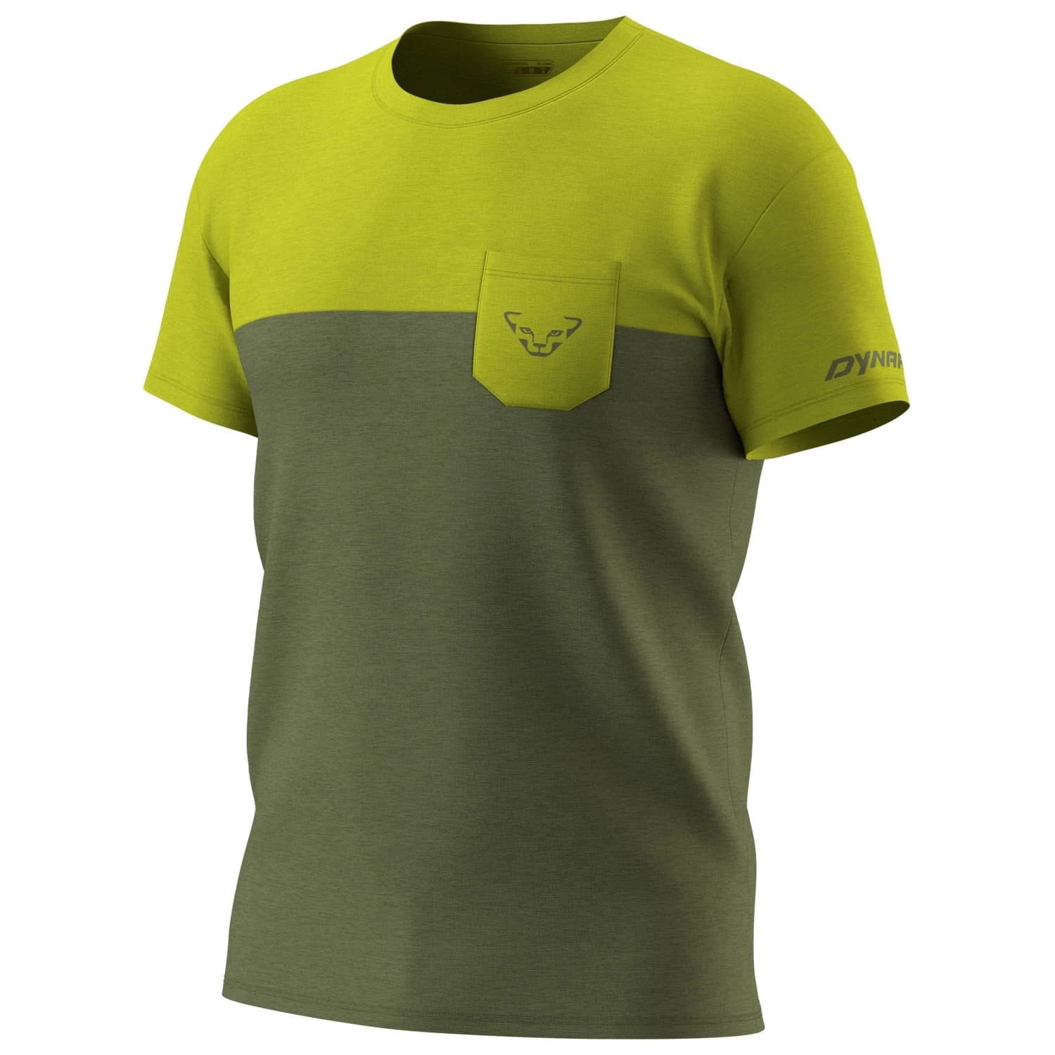 Мъжка тениска Dynafit Transalper Pocket S/S Tee Running shirt - Golden Lime