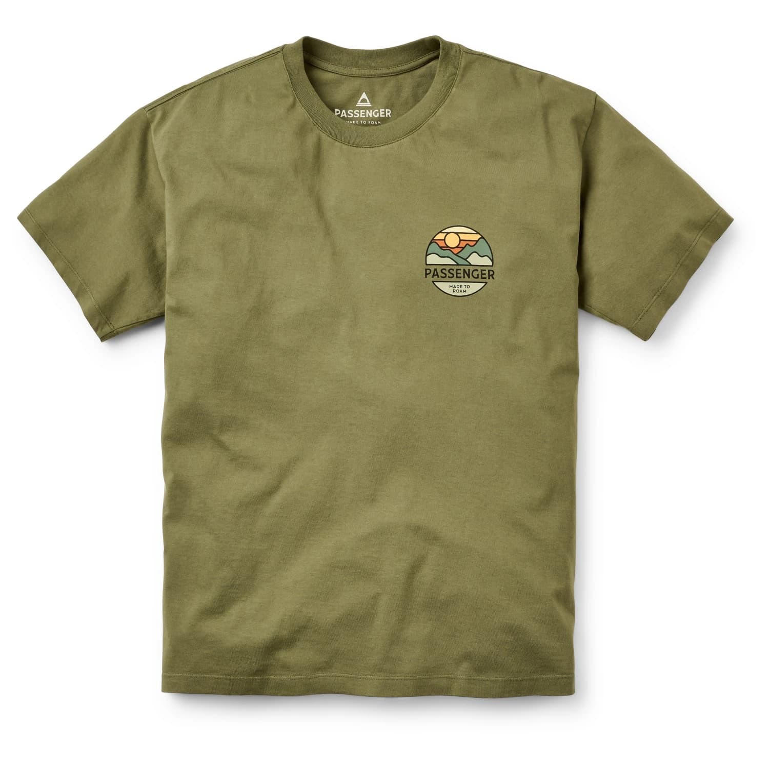 Мъжка тениска Passenger Laidback Recycled Cotton Relaxed T-Shirt - Khaki