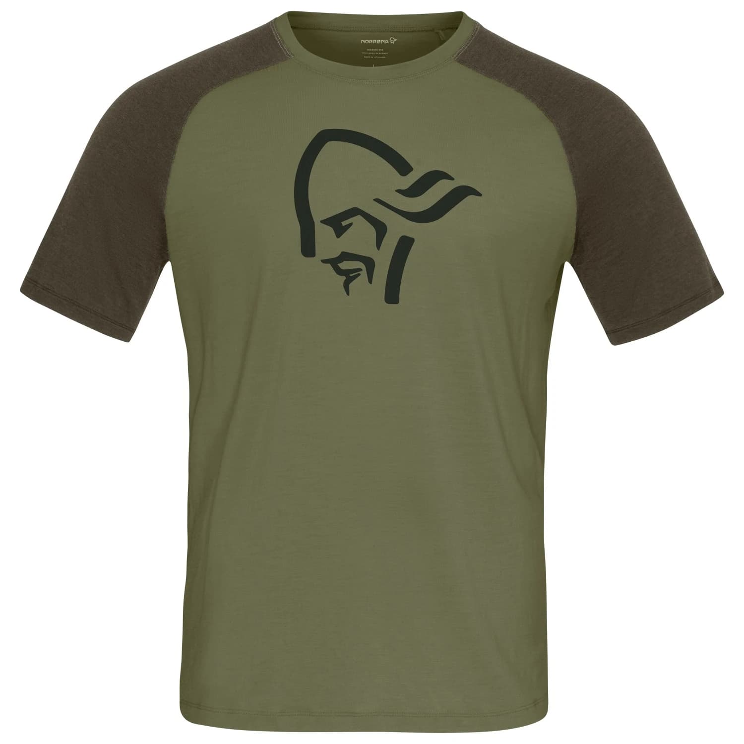 Мъжка мериносова блуза Norrøna Femund PureUll T-Shirt Merino shirt - Loden Green