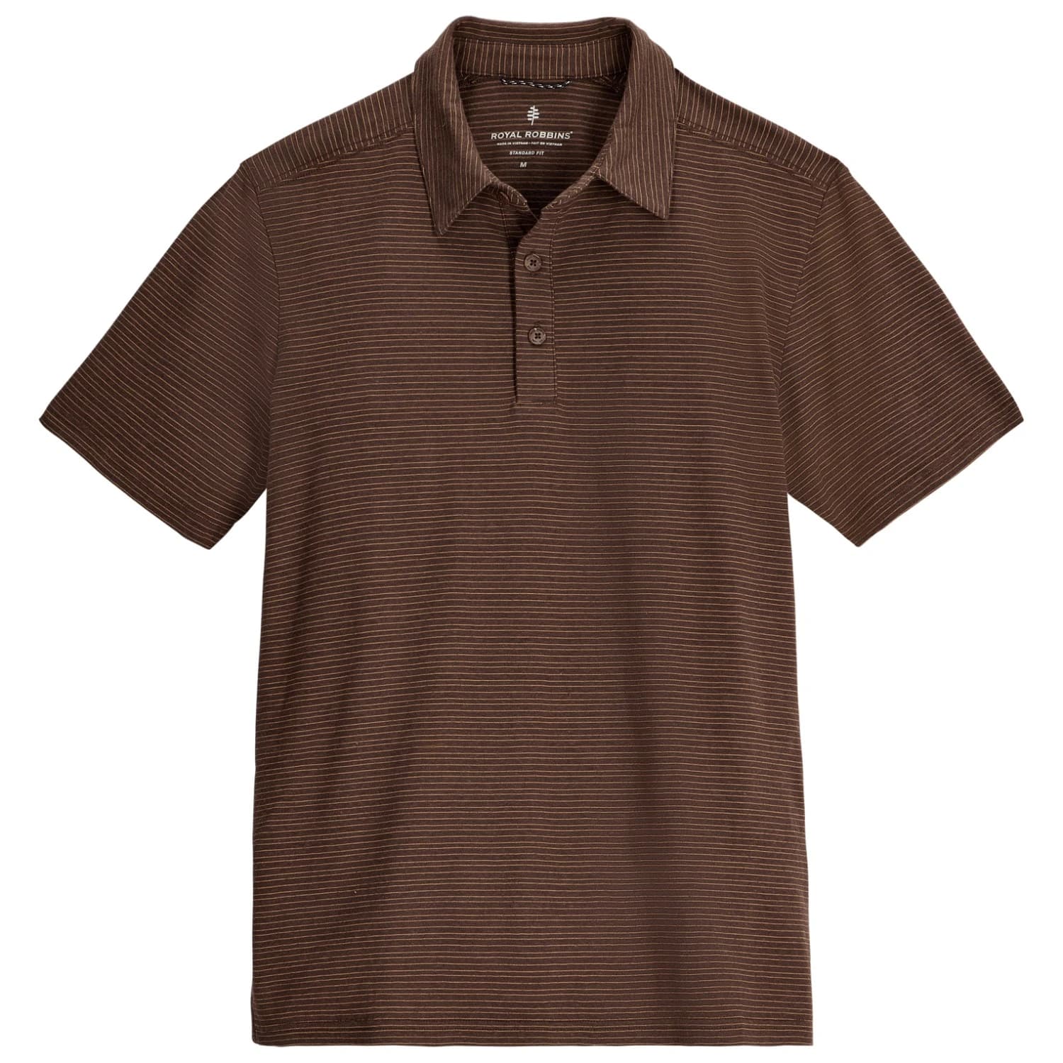 Мъжка поло тениска Royal Robbins Vacationer Polo shirt - Seal Brown Str