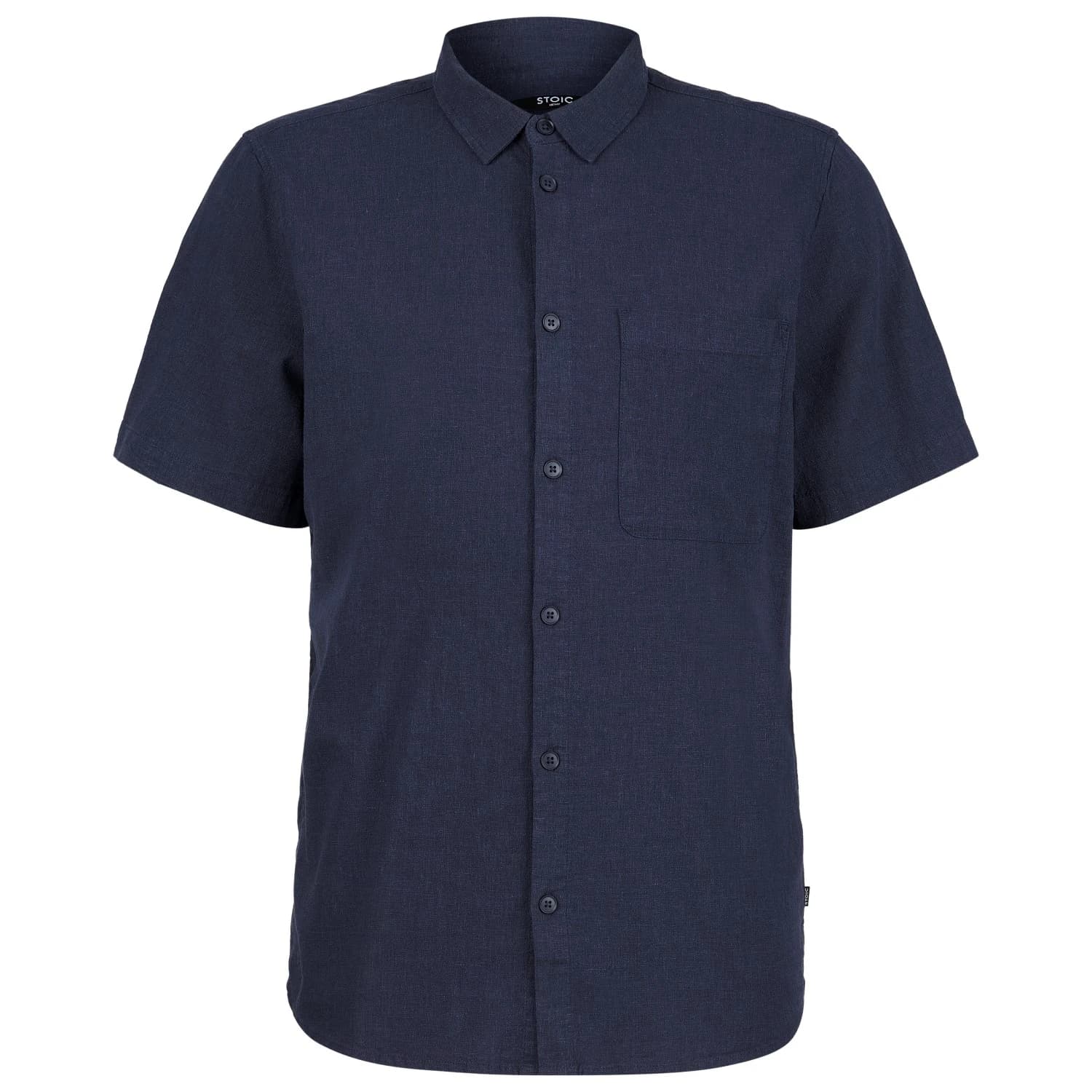 Мъжка риза с копчета Stoic Hemp54 BjurholmSt. S/S Shirt - Space Blue