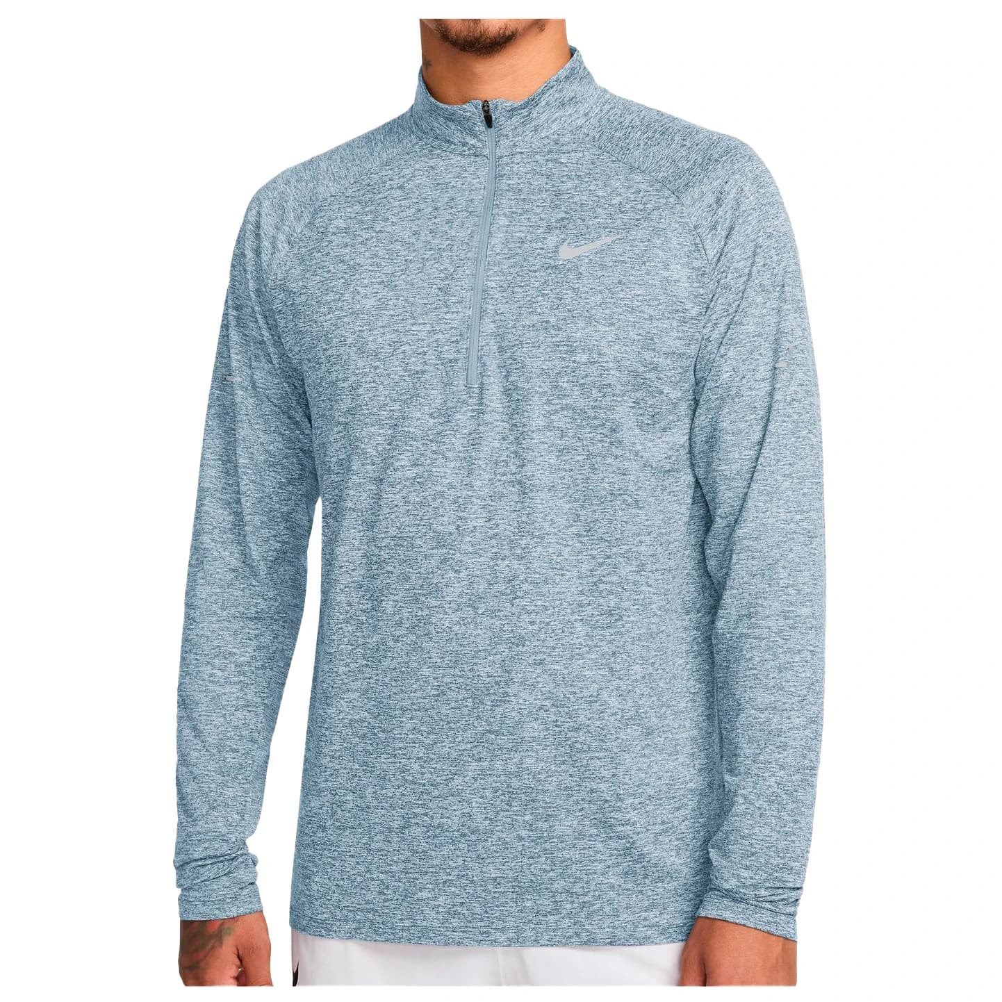 Мъжка тениска Nike Stride Dri-Fit 1/2-Zip Midlayer Running Top Running shirt - Light Armory Blue / Reflective Silver