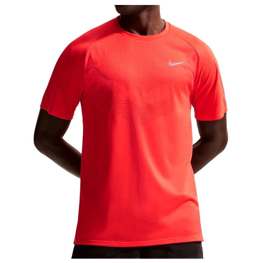 Мъжка тениска Nike Stride Dri-Fit ADV Short-Sleeve Running Top Running shirt - Light Crimson / Reflective Silver