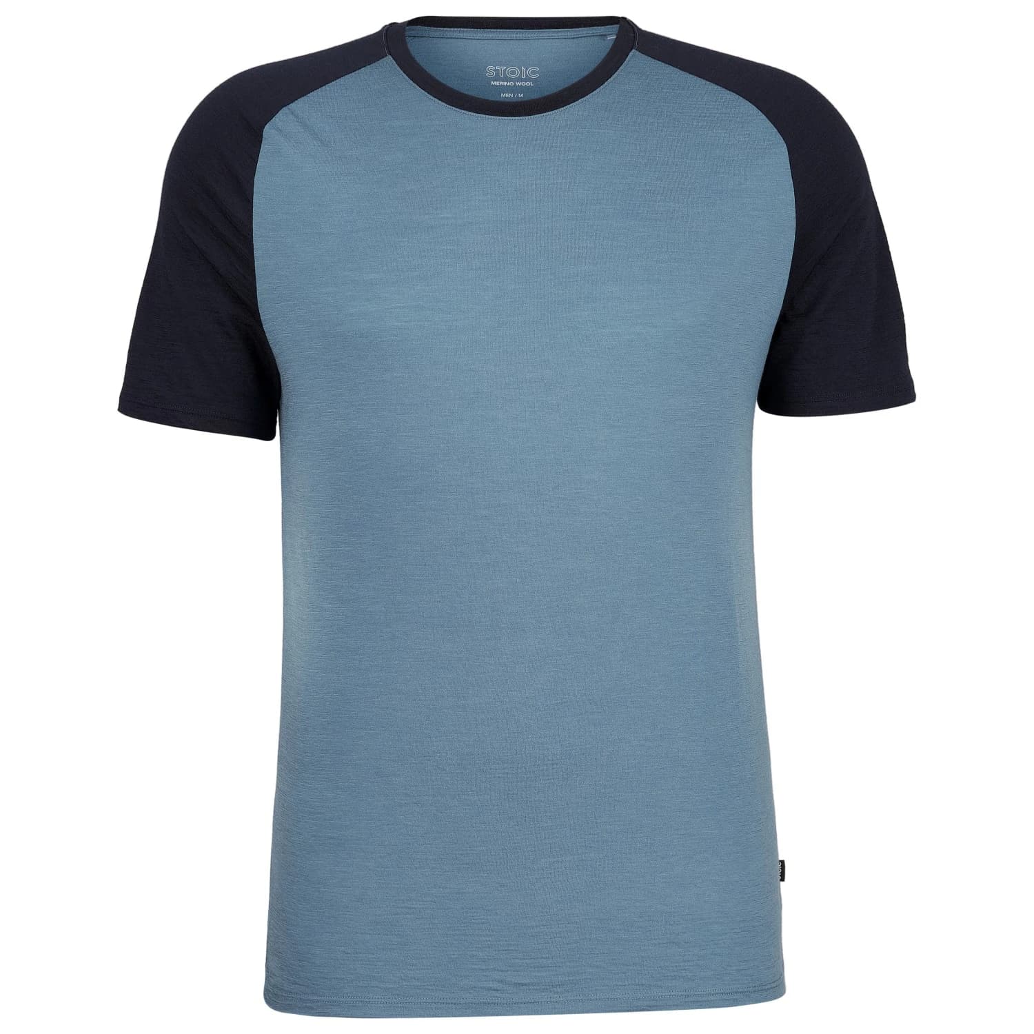 Мъжка мериносова блуза Stoic Merino155 LaholmSt. Raglan Shirt Merino shirt - Ocean Blue / Dark Navy