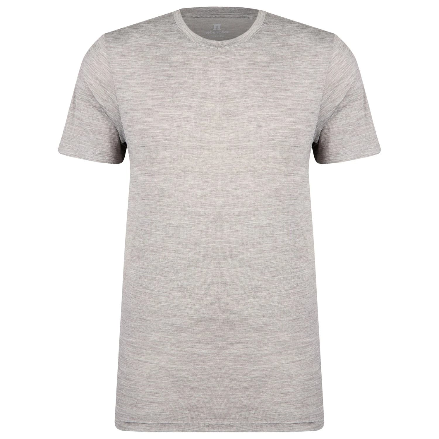 Мъжка мериносова блуза Heber Peak MerinoMix150 PineconeHe. II T-Shirt Merino shirt - Ash Grey / Melange